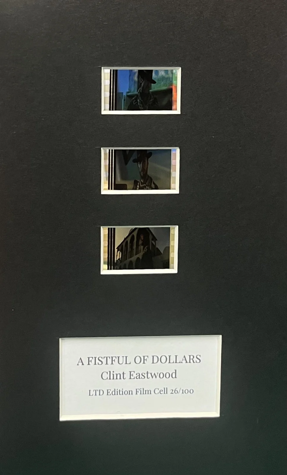 A FISTFUL OF DOLLARS. 35mm Film Cell MOUNTED DISPLAY, изображение 2