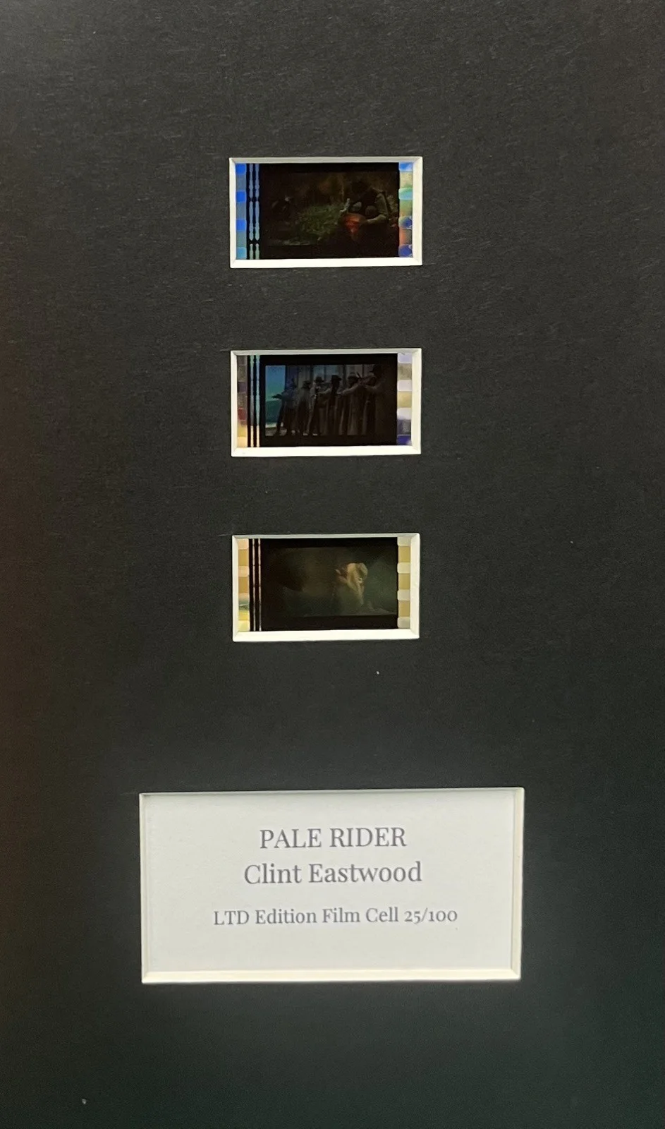 .CLINT EASTWOOD. The Good the Bad and the Ugly. 35mm Film Cell Mounted Display, изображение 2