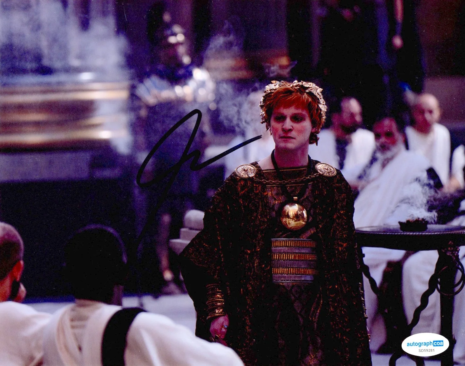 FRED HECHINGER — FRED HECHINGER SIGNED 8X10 GLADIATOR II 2 PHOTO MOVIE AUTOGRAPH COA ACOA, image 2