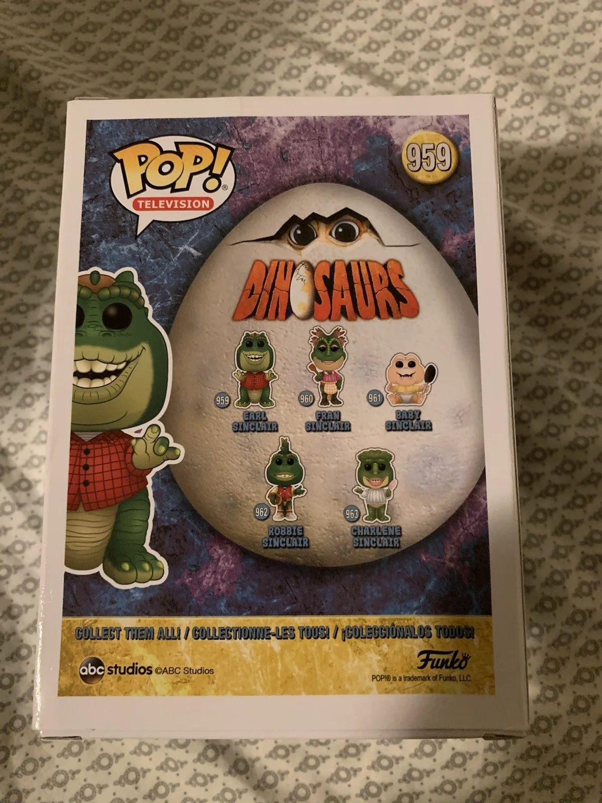 Stuart Pankin Signed Auto Funko Pop Dinosaurs Tv Show Earl Psa Coa, изображение 3