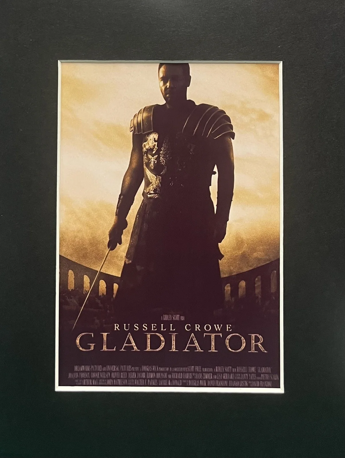 Gladiator. 35mm Film Cell MOUNTED DISPLAY, image 3