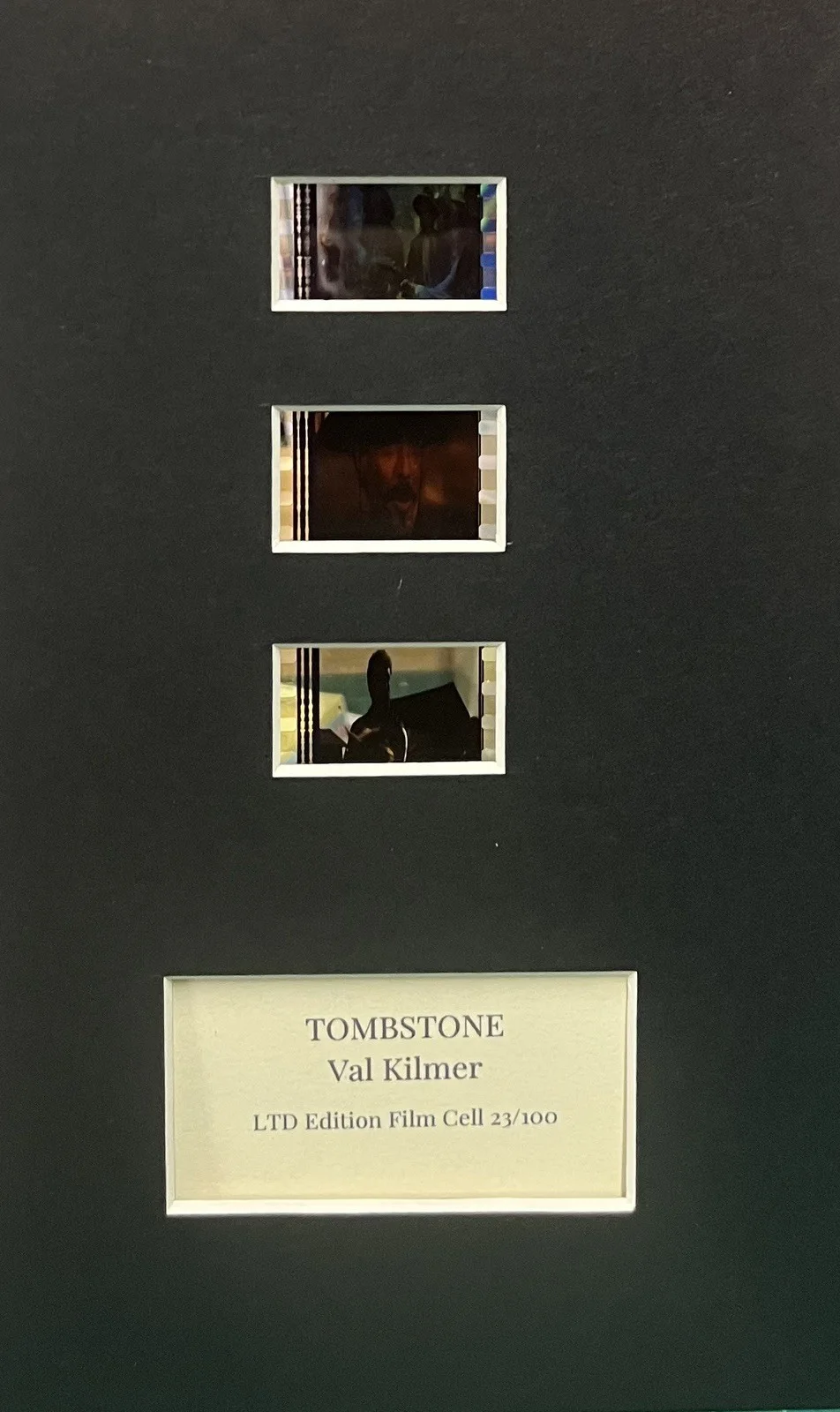 Tombstone. 35mm Film Cell MOUNTED DISPLAY, image 3