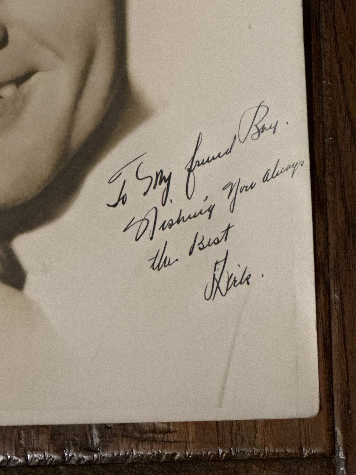 Richard Arlen Hand Signed Portrait | Golden Age Hollywood | 14x11, изображение 2