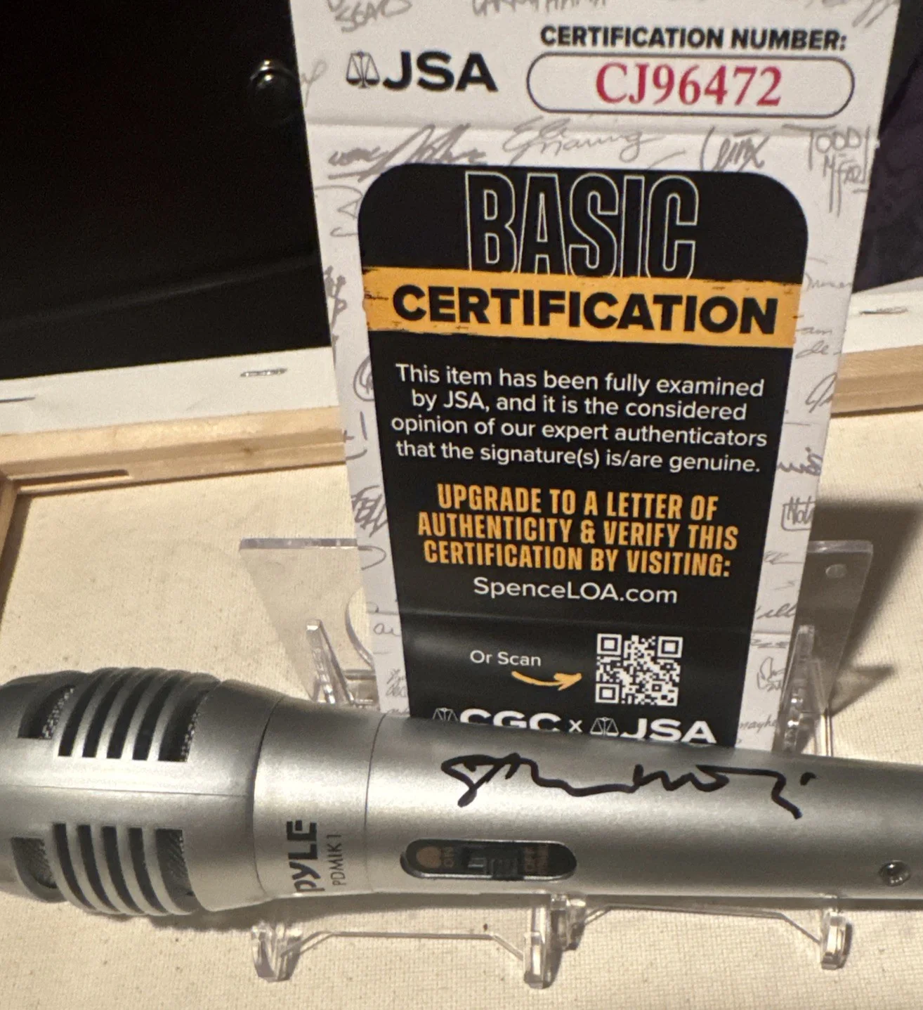 Steve Martin Autographed Microphone with JSA COA, image 2