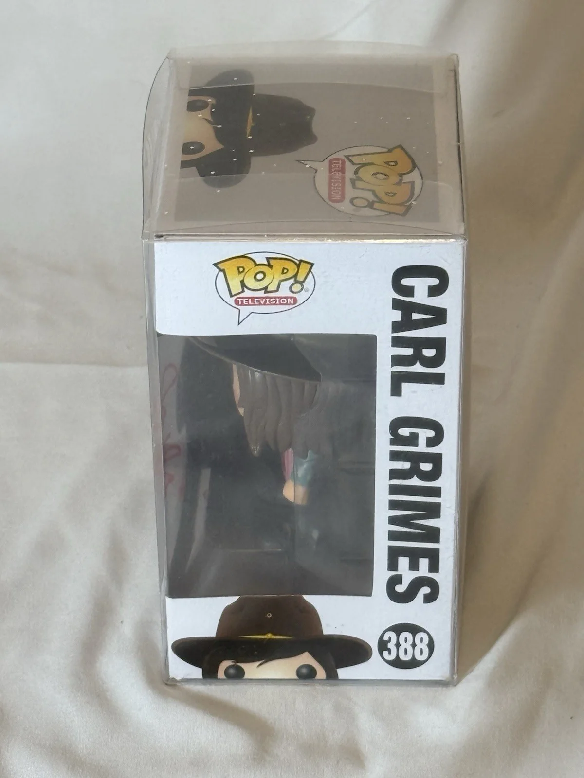 Chandler Riggs Signed Carl Grimes Funko Pop *no COA* New With Protector, изображение 2
