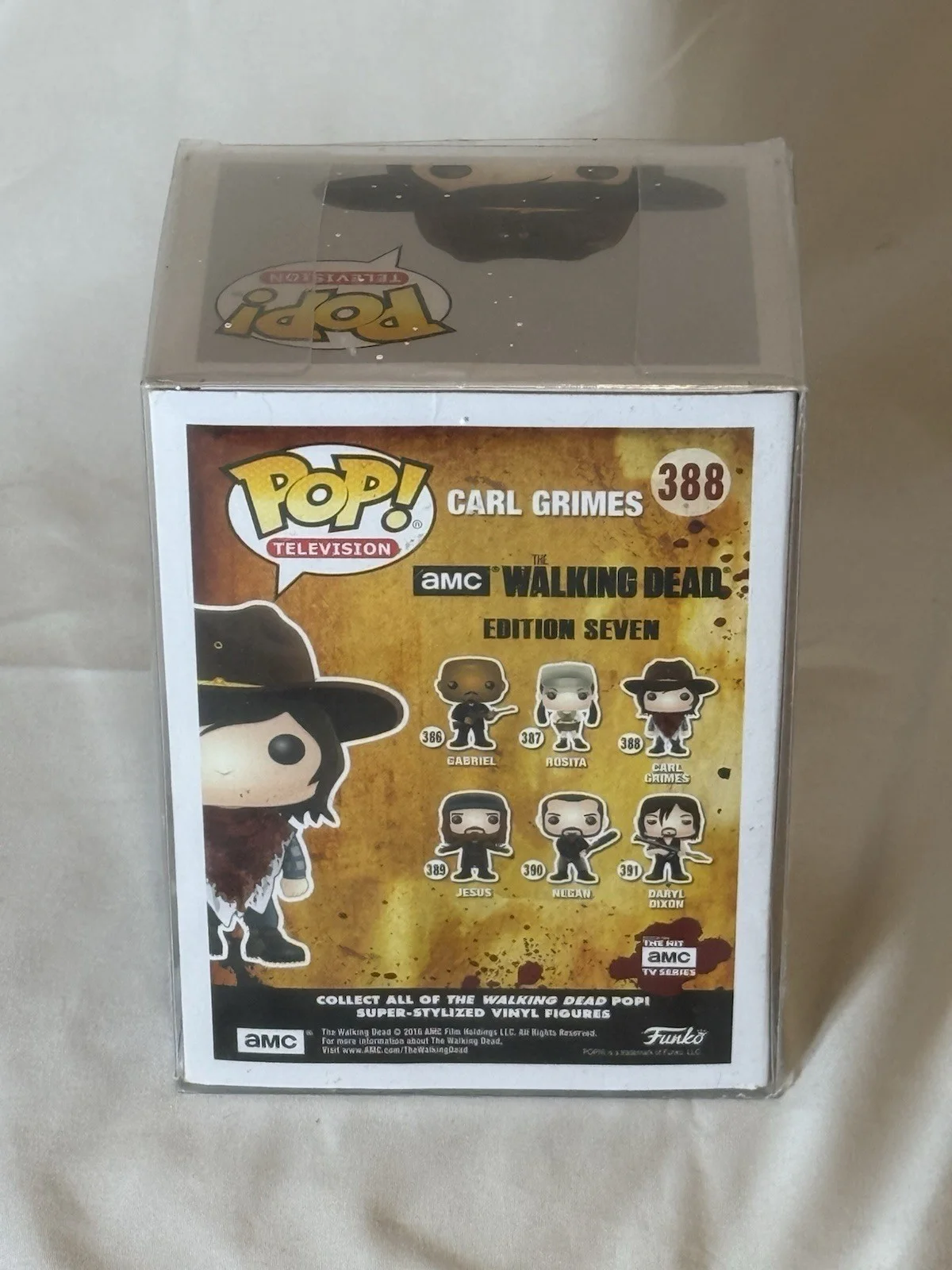 Chandler Riggs Signed Carl Grimes Funko Pop *no COA* New With Protector, изображение 3