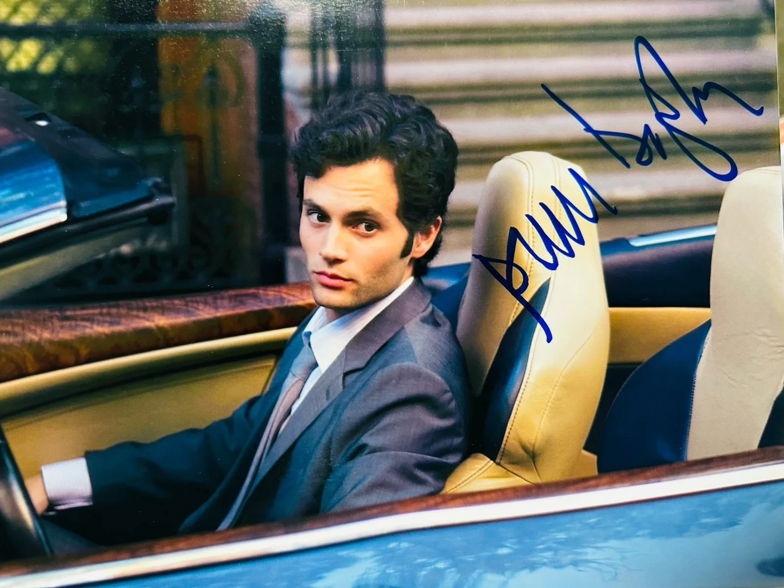 Penn Badgley — Penn Badgley signed Photo. Gossip Girl. Margin Call. You, изображение 2