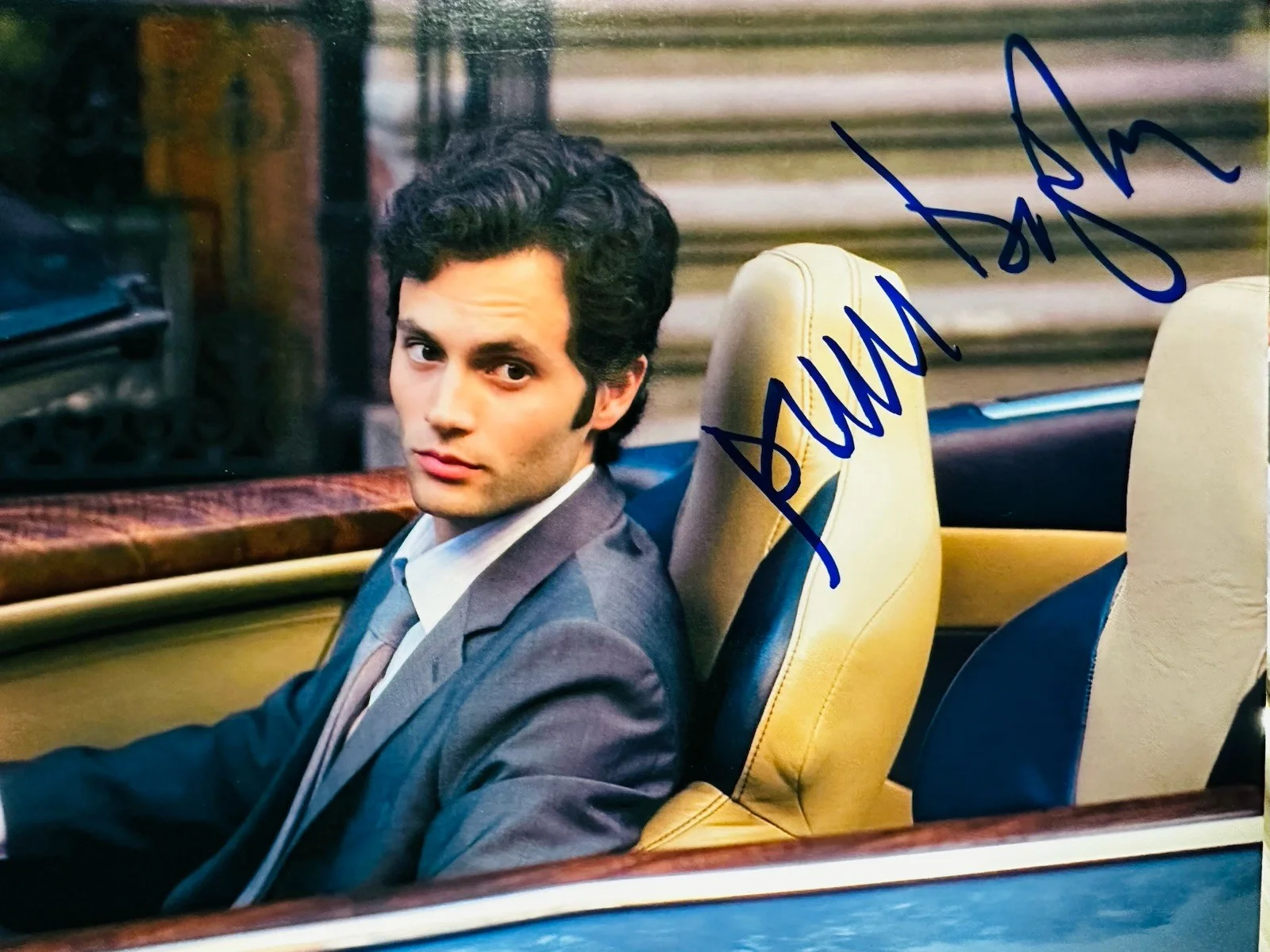 Penn Badgley — Penn Badgley signed Photo. Gossip Girl. Margin Call. You, изображение 3
