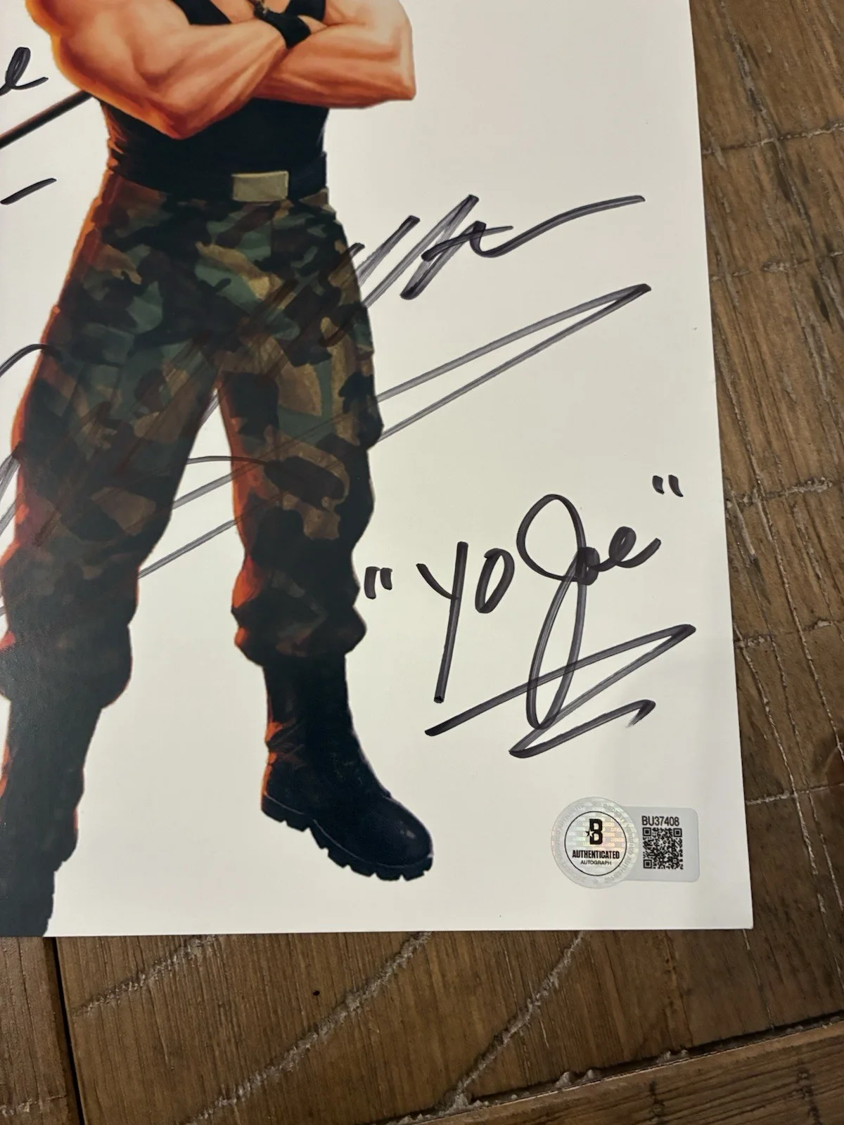 Sgt Slaughter — Sgt Slaughter Signed 8x10 Photo Beckett Authenticated BAS “To Joe”, изображение 2