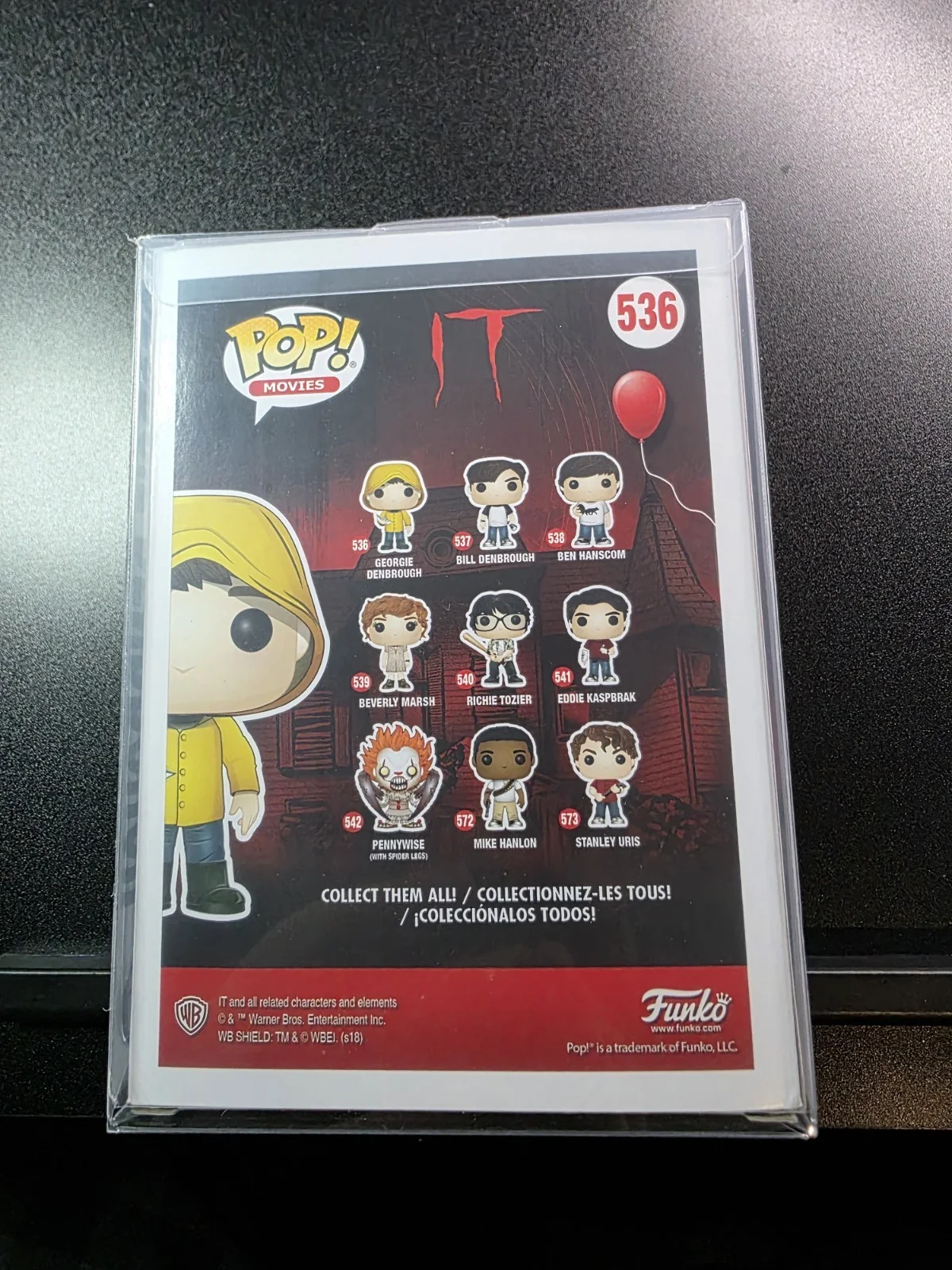Jackson Robert Scott Autographed Georgie Denbrough IT Funko Pop, image 3