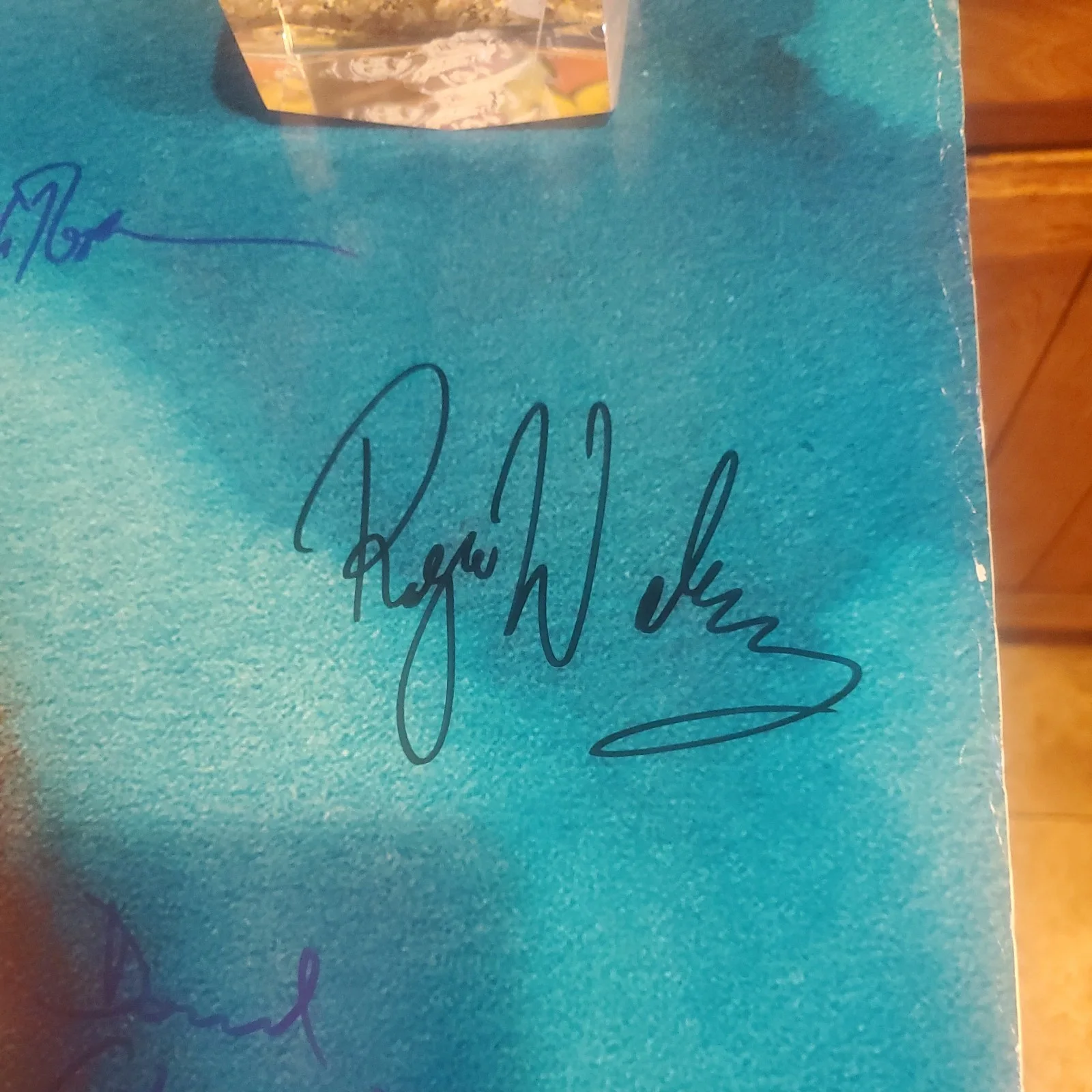 Pink Floyd Band Signed Autographed 42x27 Movie Poster "The Wall", image 3