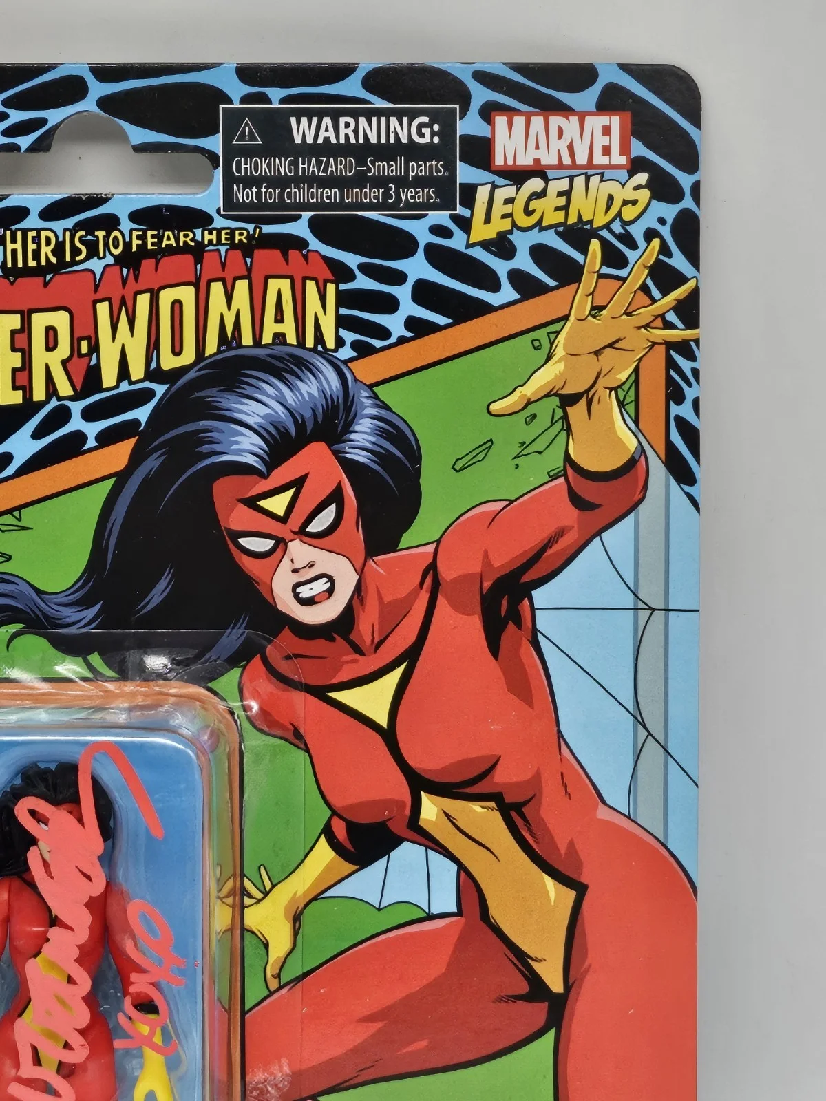 Joan Van Ark — Joan Van Ark Signed Marvel Legend SpiderWoman Figure Autographed With COA, image 5