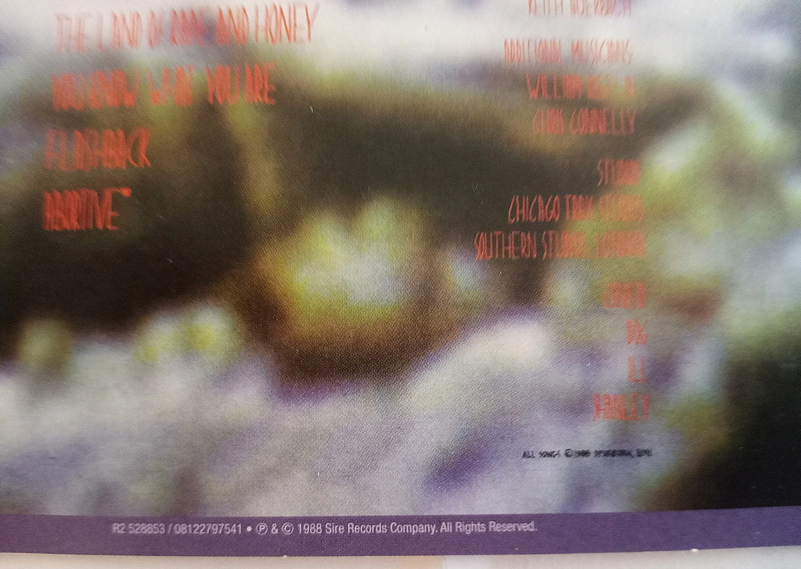 Ministry Land Of Rape and Honey signed cardboard sleeve edition, image 3