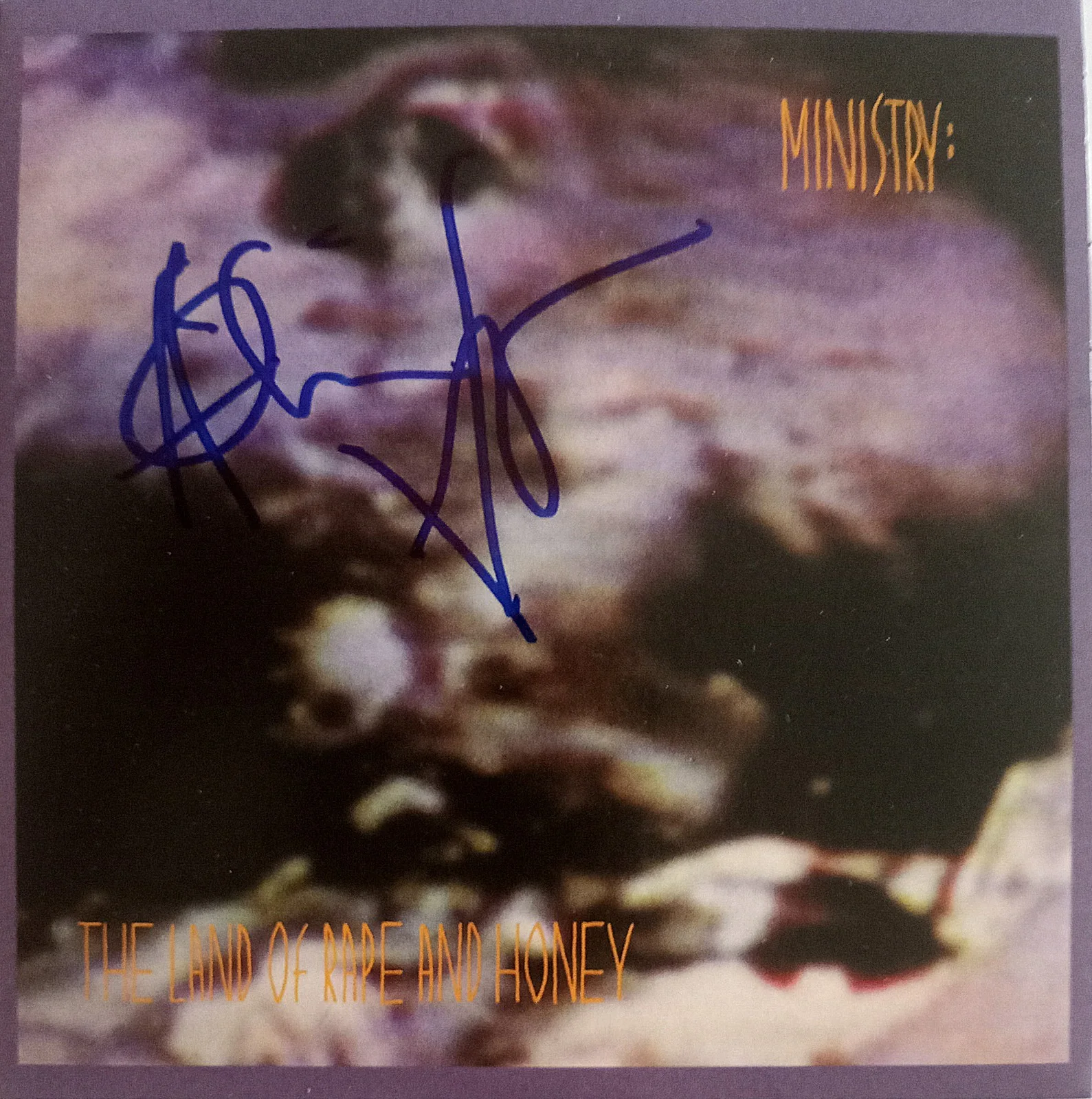 Ministry Land Of Rape and Honey signed cardboard sleeve edition, image 5