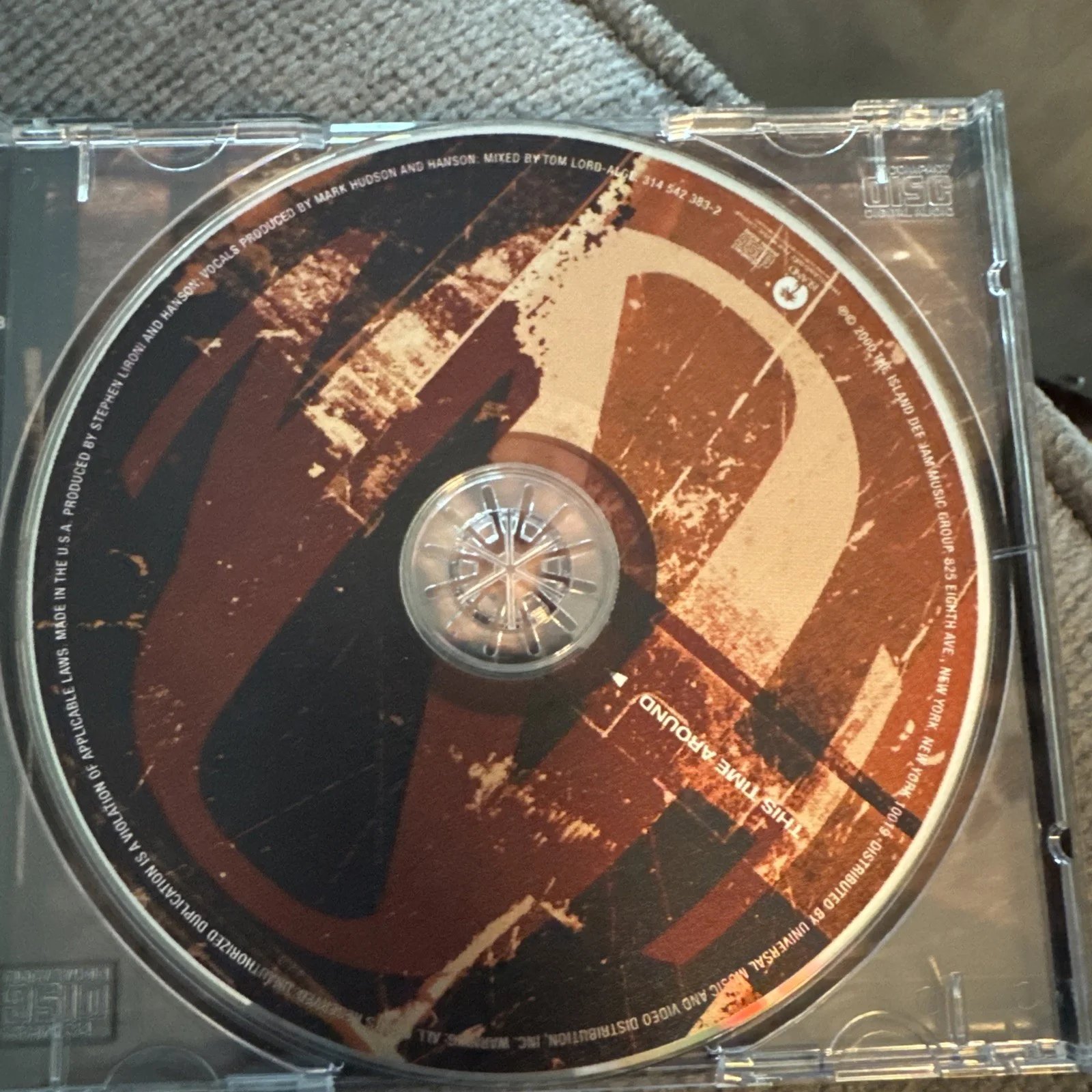1997 HANSON Autographed/Signed CD "THIS TIME AROUND", изображение 2