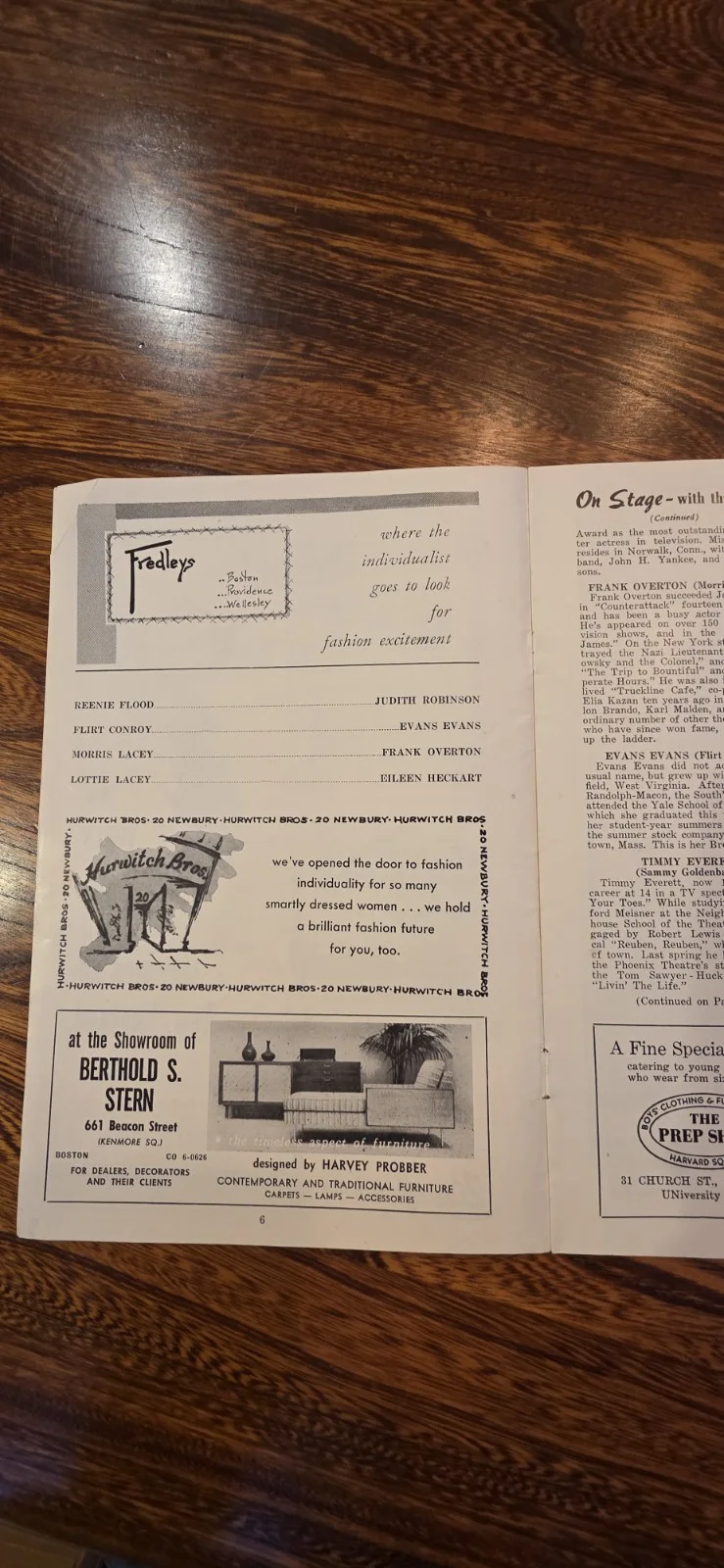 Eileen Heckart Signed playbill along with Charles Saari 1957, изображение 4