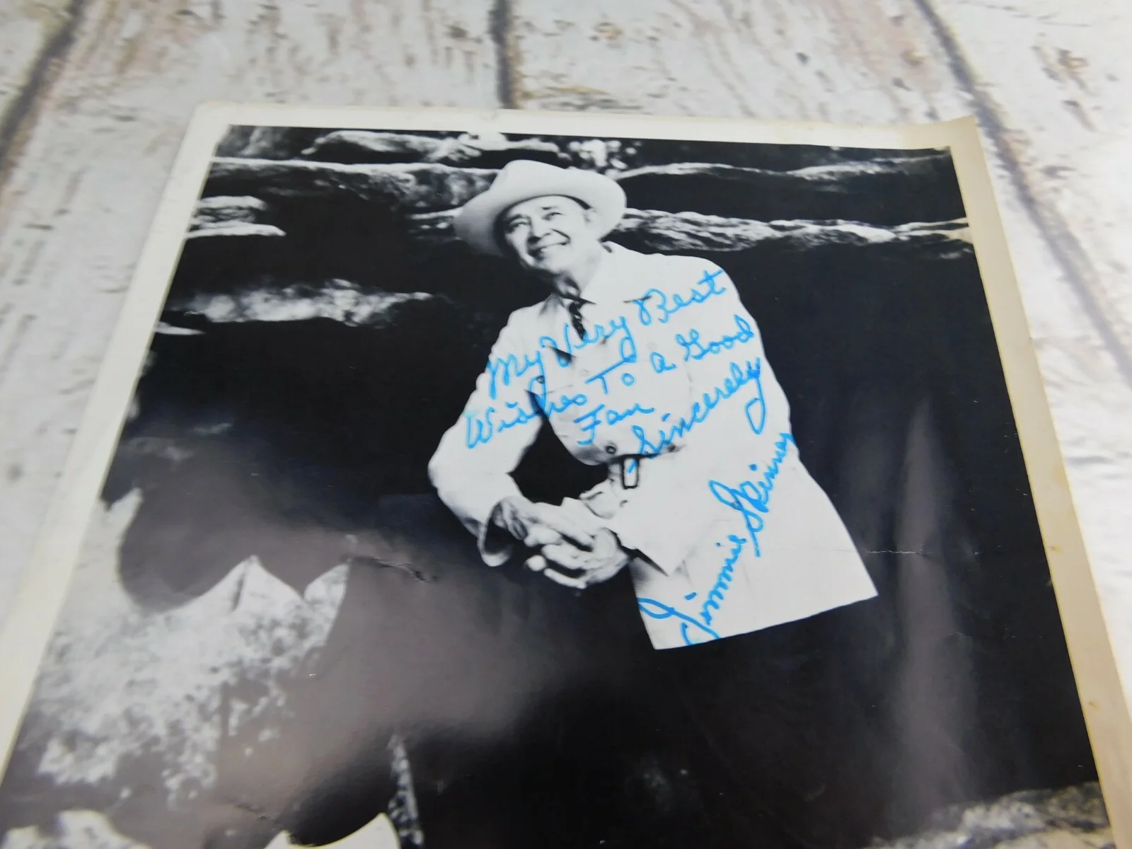 Jimmie Skinner Autographed Original Publicity Photo Signed Country Music 8x10, image 2