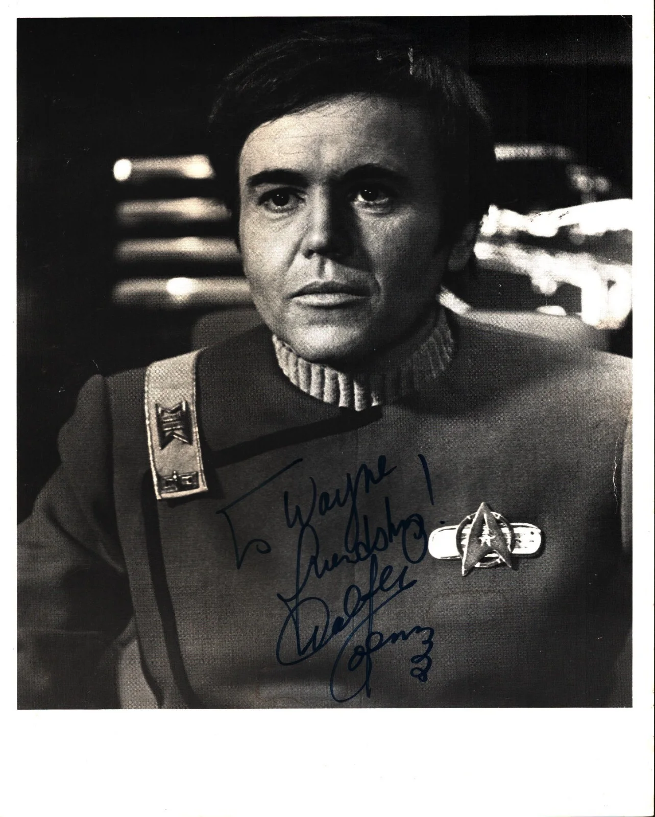 Walter Koenig — Vtg Walter Koenig Of Star Trek As Chekov Hand Signed Autographed Photo Picture