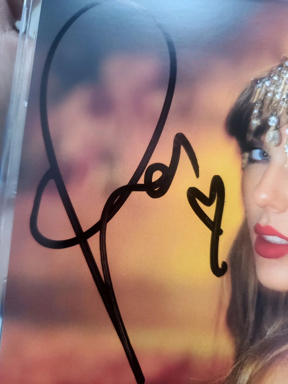 Taylor Swift Signed TLOAS #1 Heart With Tail + Attached "T", image 4
