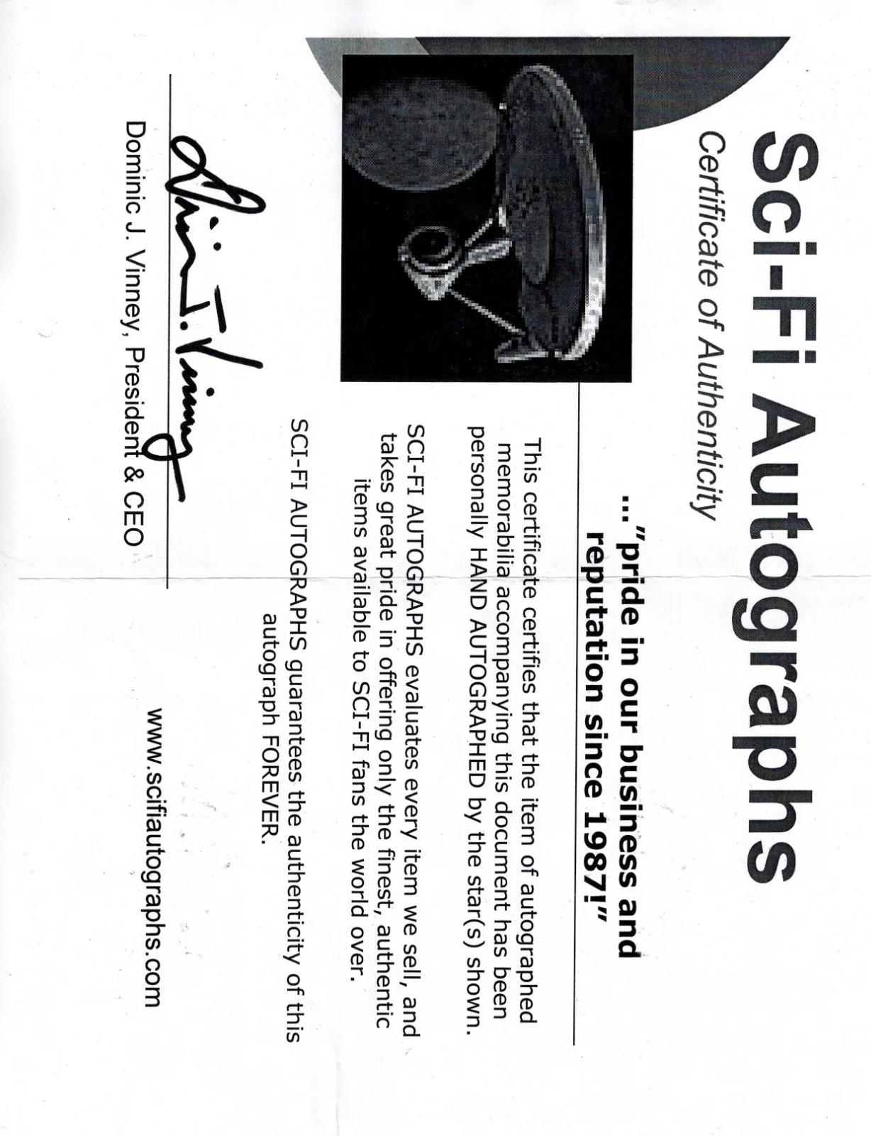 7 CAST MEMBERS — STAR TREK -ORG.CAST SIGNED (7) MEMBERS - MISSING KELLY - MINT PHOTO - COA, image 3