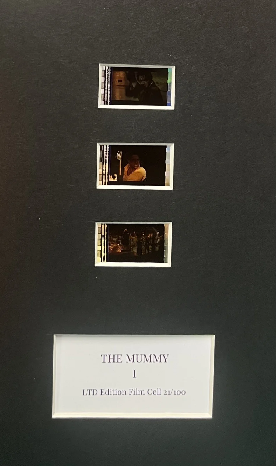 THE MUMMY 35mm Film Cell Mounted Display, image 3