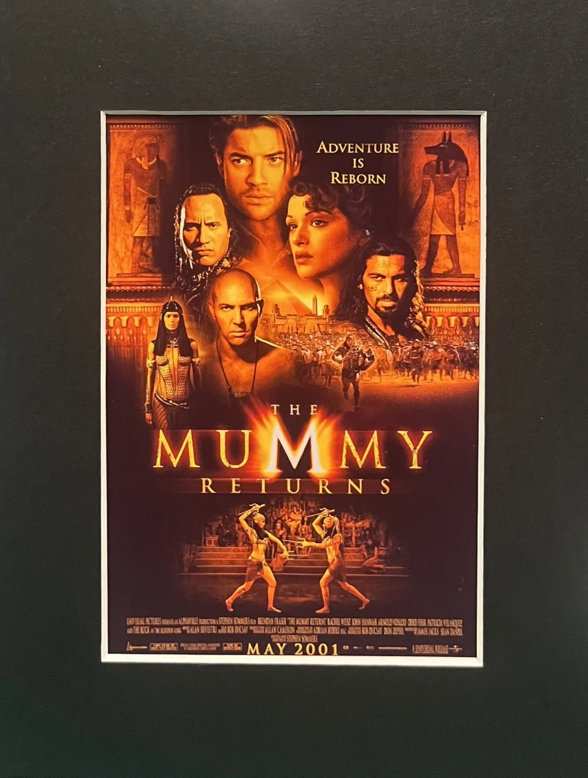 THE MUMMY RETURNS. 35mm Film Cell Mounted Display, image 3
