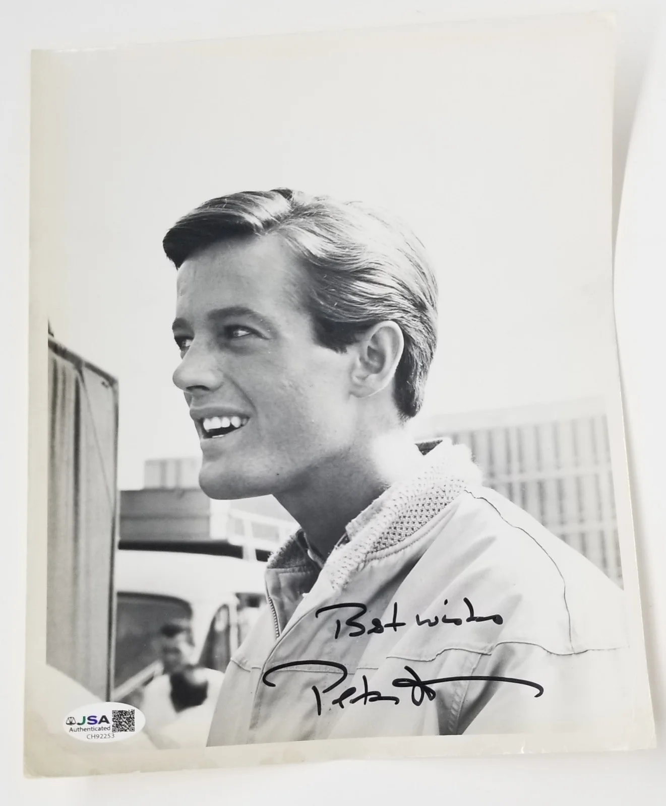 Peter Fonda — Peter Fonda REAL hand SIGNED Original Promo Photo JSA COA Autographed Easy Rider