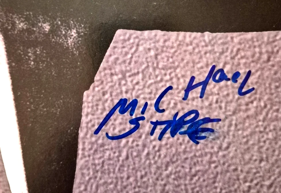 MICHAEL STIPE SIGNED AUTO R.E.M. AUTOMATIC FOR THE PEOPLE ALBUM VINYL PSA COA 2, image 2