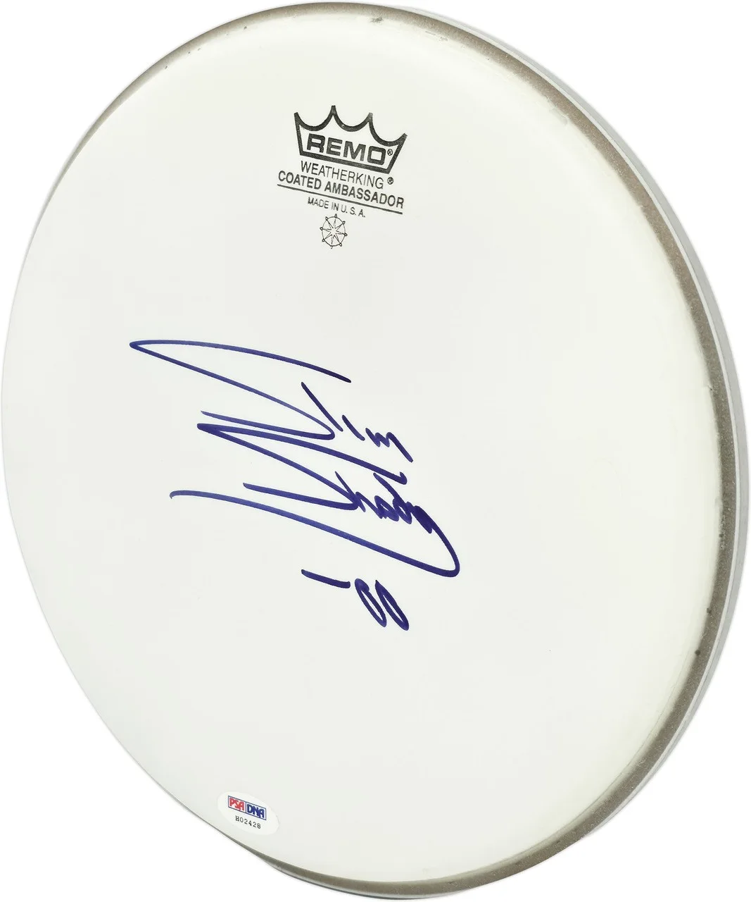 Eminem "Slim Shady" Signed 10.5x10.5 Drumhead Auto GM 10 PSA/DNA #H02428, изображение 5