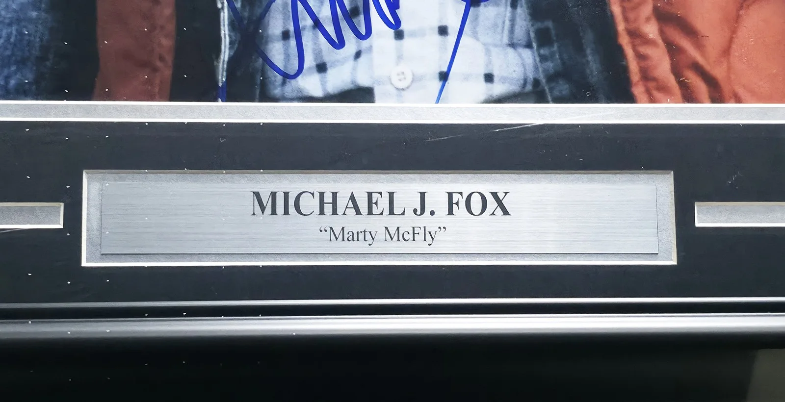 Michael J. Fox — Michael J. Fox Auto Framed 16x20 Photo Back to the Future Beckett Wit 76348, изображение 4