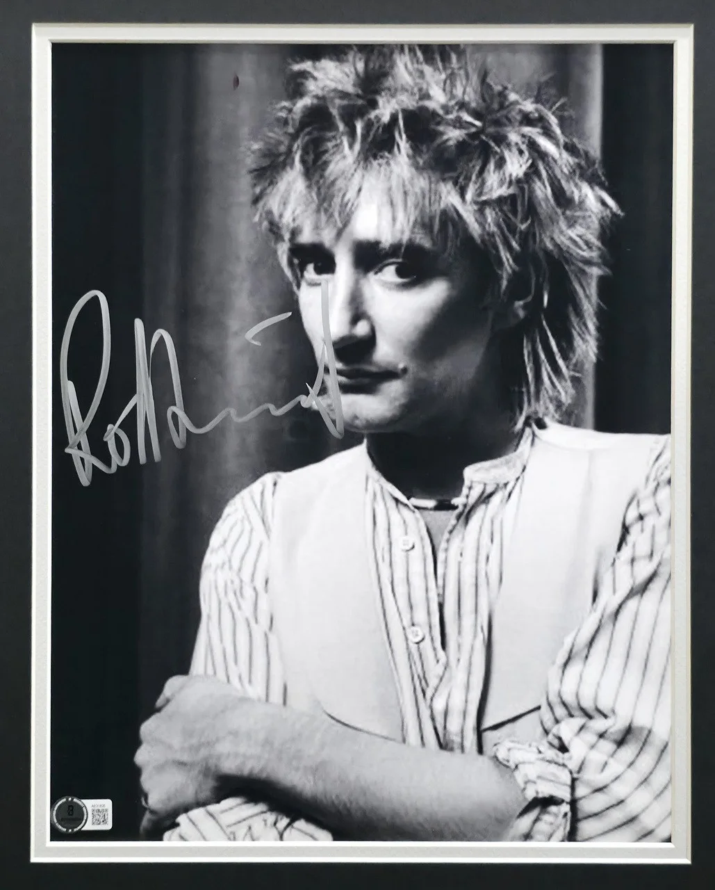 Rod Stewart Autographed Signed Framed 11x14 Photo Beckett BAS #AE31835, изображение 2