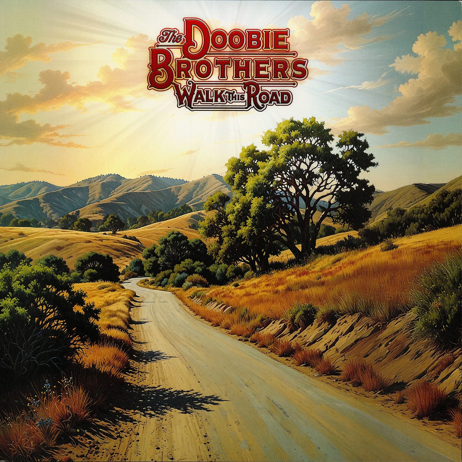 The Doobie Brothers Signed 12x12 Walk This Road Album Flat Beckett #AE16577, изображение 2