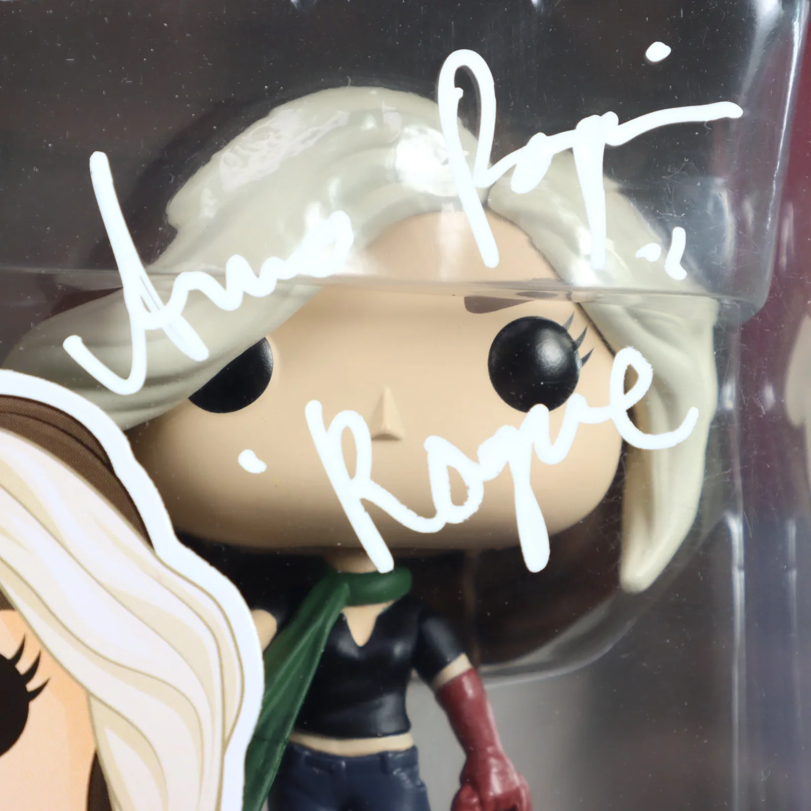 Anna Paquin — Anna Paquin Rogue Signed Funko Pop 644 X-Men Marvel BAS COA 2019 With Protector, image 3
