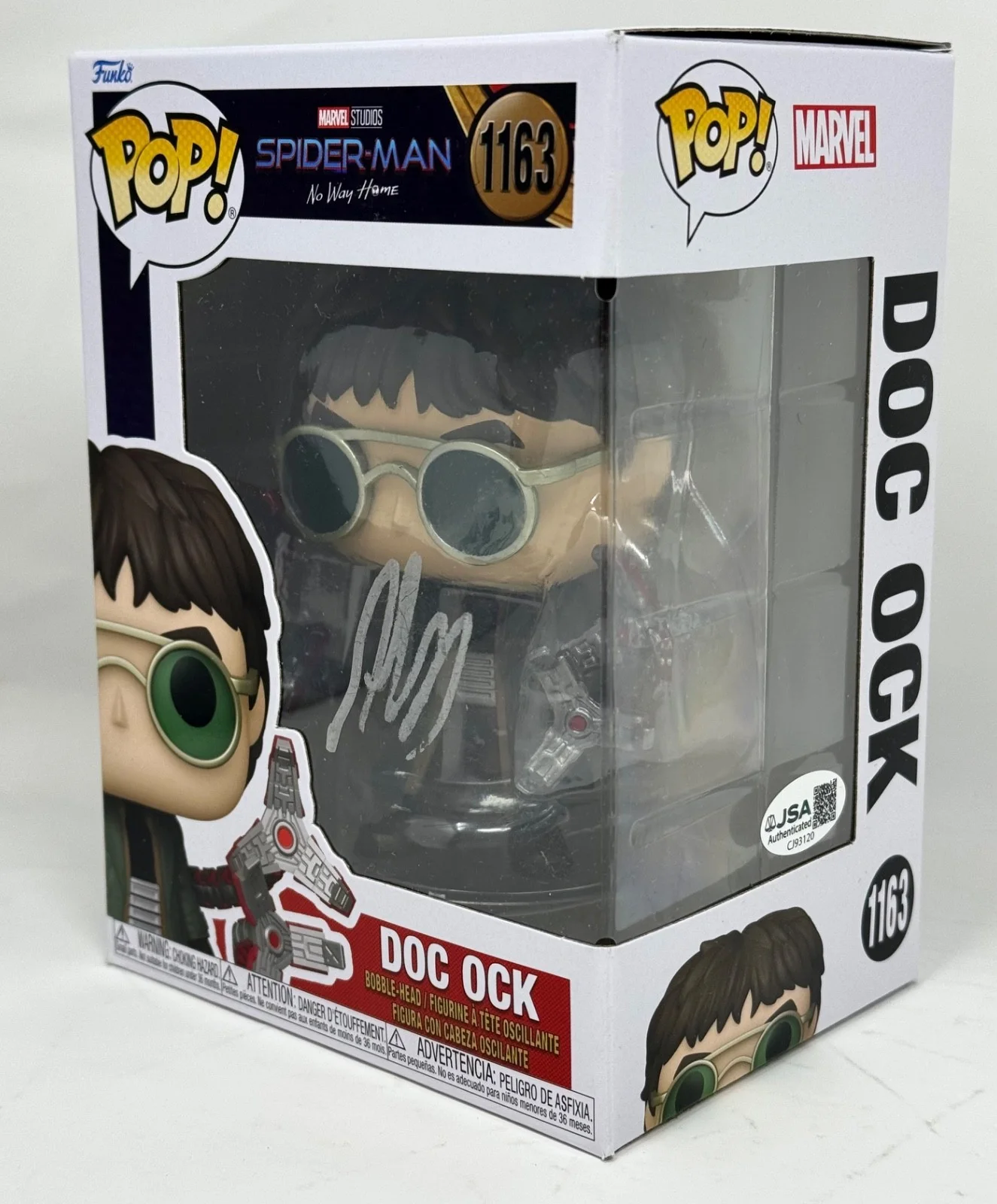 Alfred Molina — Alfred Molina Signed Doc Ock Funko Pop Spider-Man No Way Home Autograph JSA COA, изображение 2