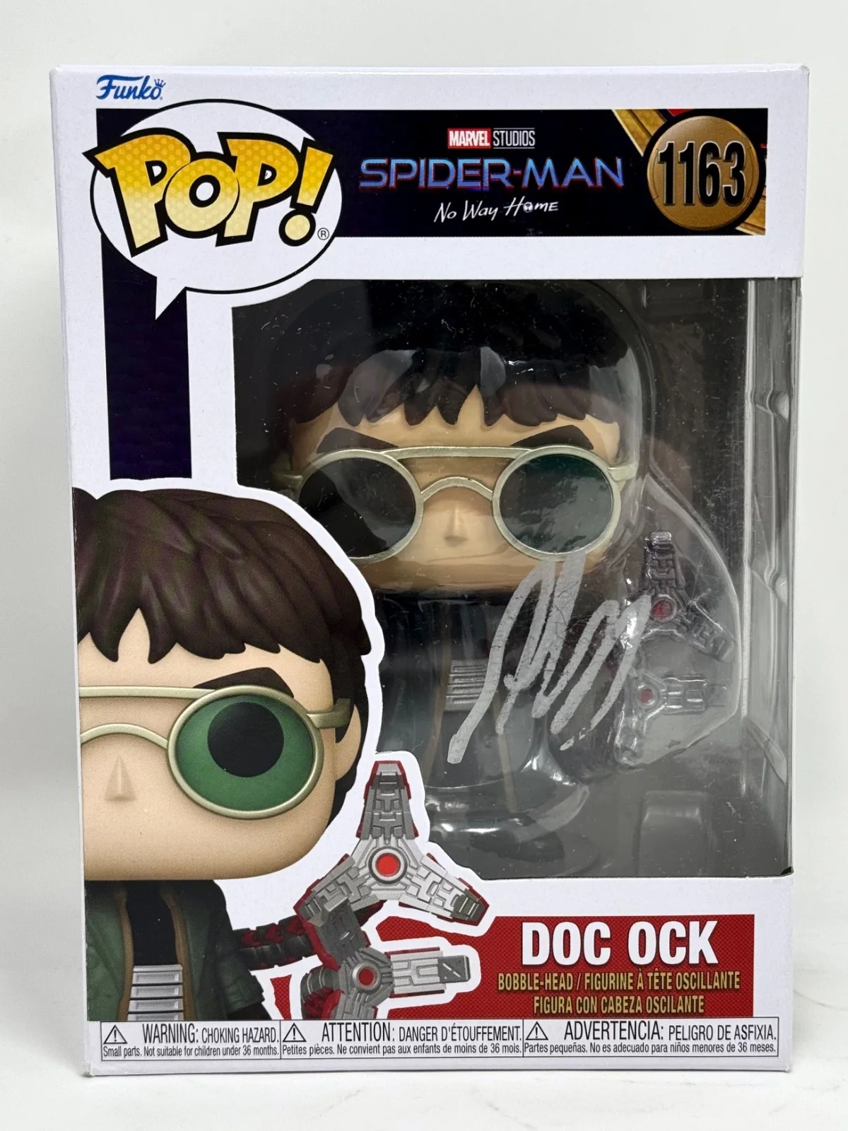 Alfred Molina — Alfred Molina Signed Doc Ock Funko Pop Spider-Man No Way Home Autograph JSA COA, изображение 4