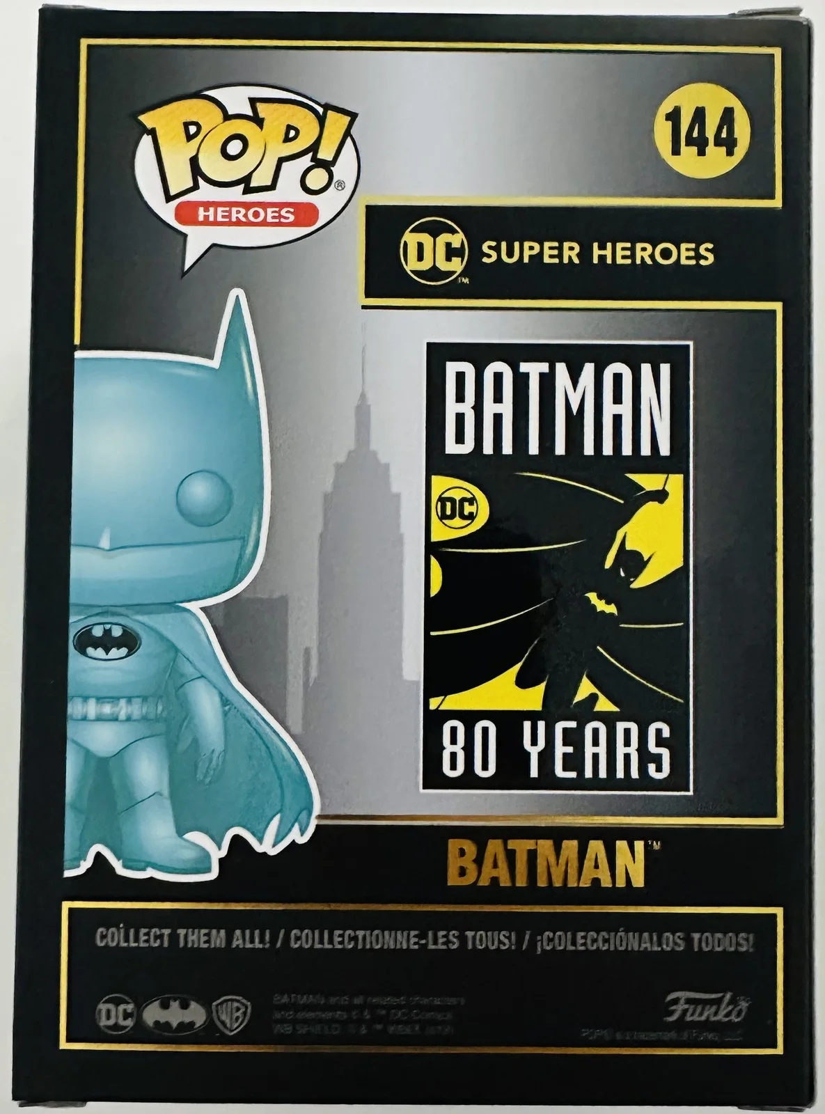 Dave Lea — Dave Lea signed chrome Batman Funko 144 autograph JSA 466, image 2