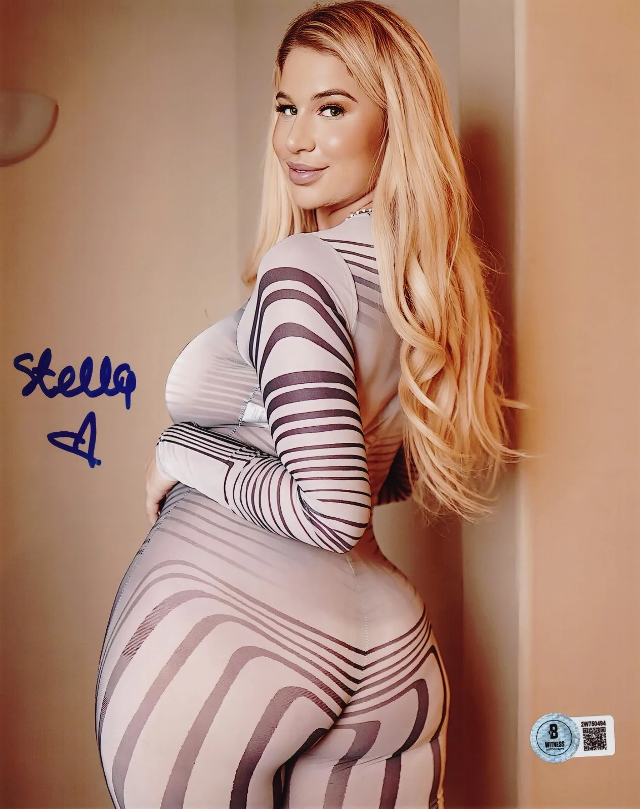 Stella Andrews — Hot Sexy Stella Andrews Signed 8x10 Photo Adult Star Authentic Autograph Beckett