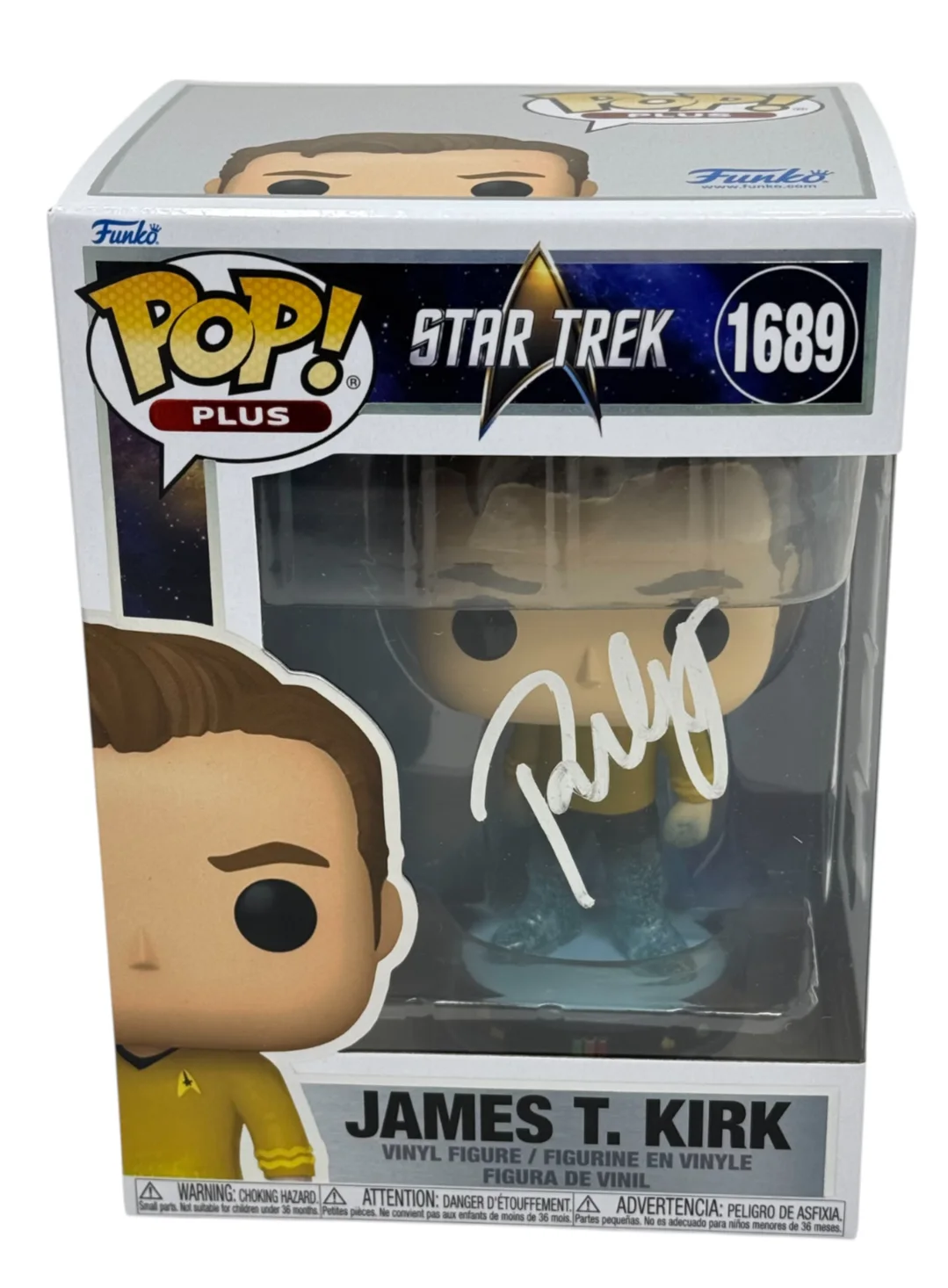 Paul Wesley — Paul Wesley Signed Star Trek James T. Kirk Funko Pop Strange New Worlds BAS COA