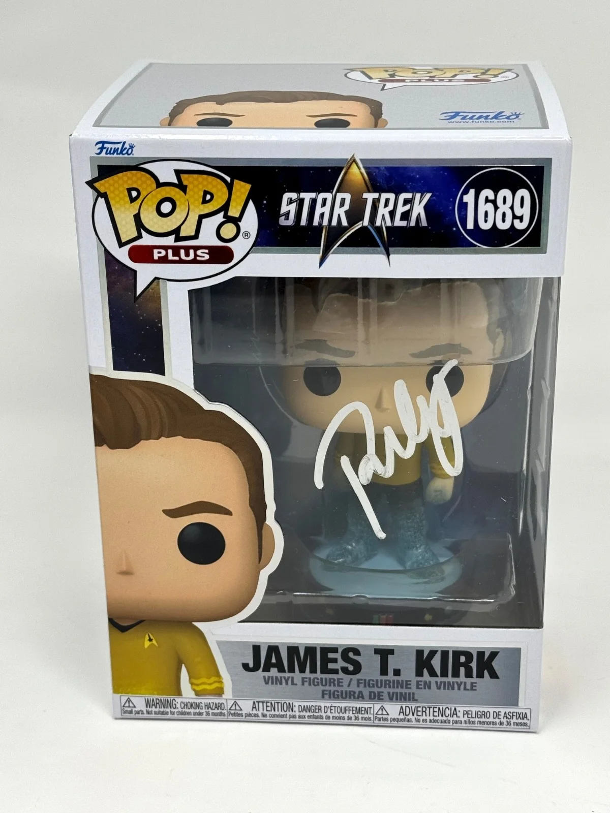 Paul Wesley — Paul Wesley Signed Star Trek James T. Kirk Funko Pop Strange New Worlds BAS COA, изображение 2