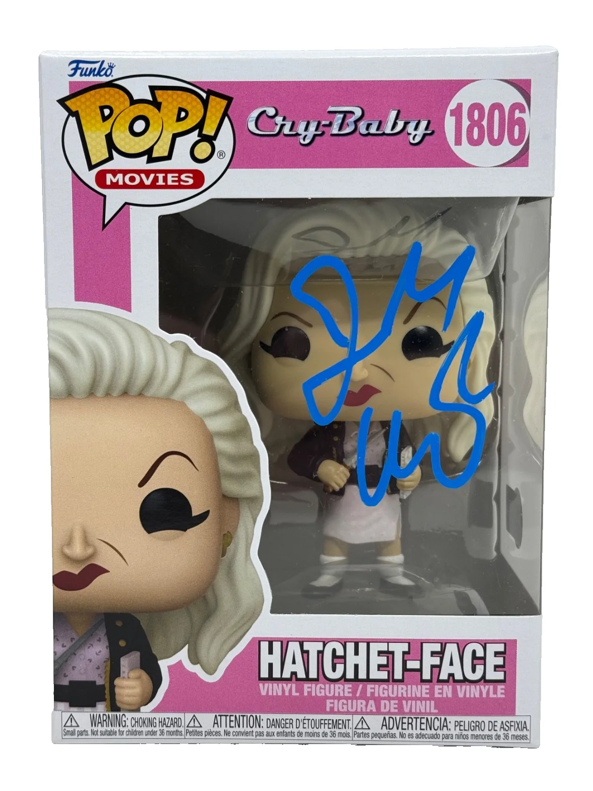 John Waters — John Waters Signed Cry Baby Hatchet-Face Funko Pop 1806 Autograph Beckett COA