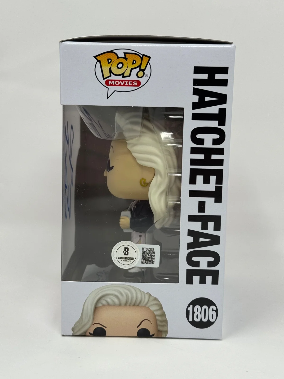 John Waters — John Waters Signed Cry Baby Hatchet-Face Funko Pop 1806 Autograph Beckett COA, image 4