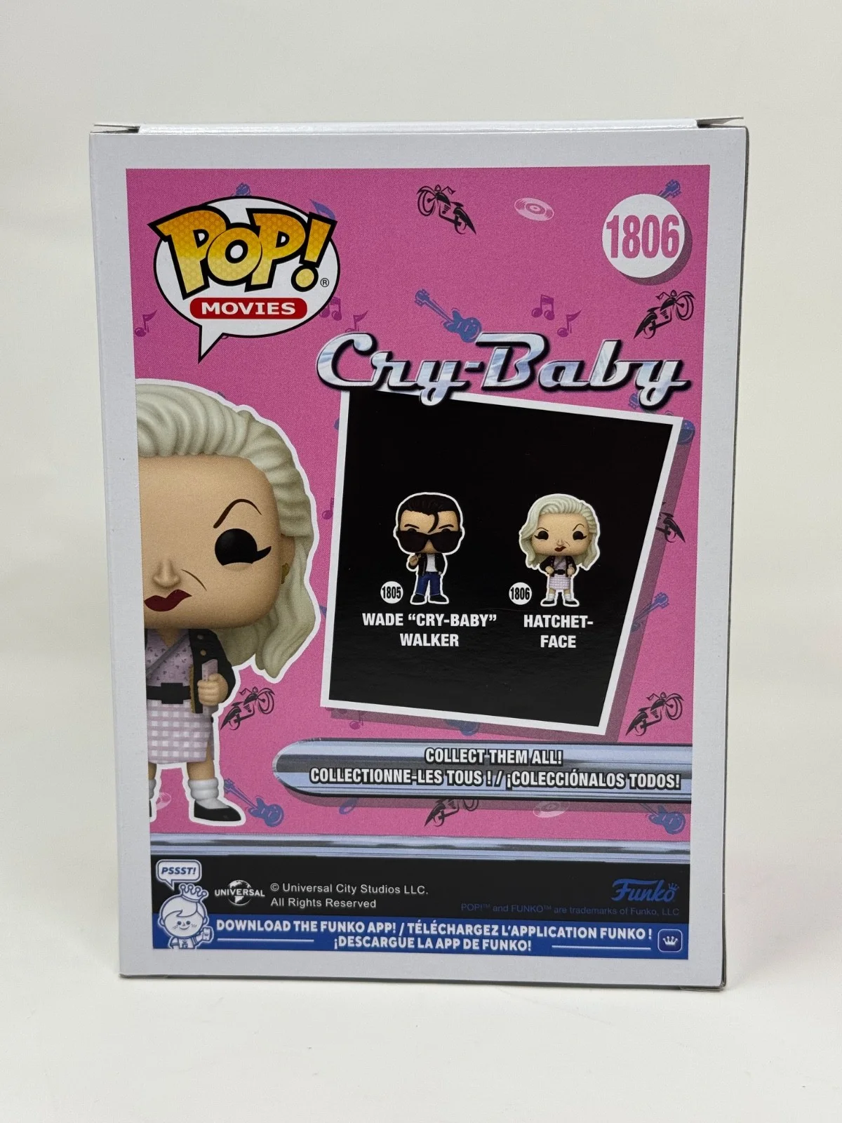 John Waters — John Waters Signed Cry Baby Hatchet-Face Funko Pop 1806 Autograph Beckett COA, image 5