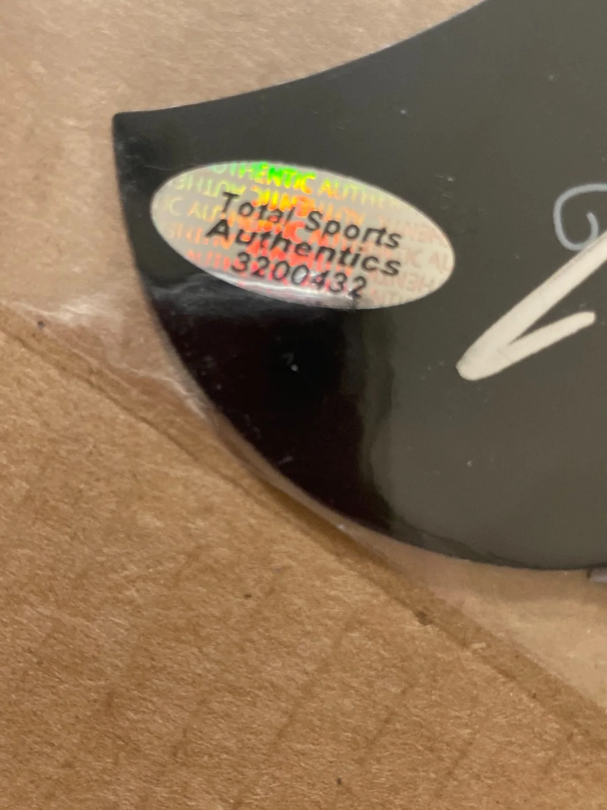 ASHLEY MCBRIDE SIGNED Guitar Pick Guard with COA, image 3