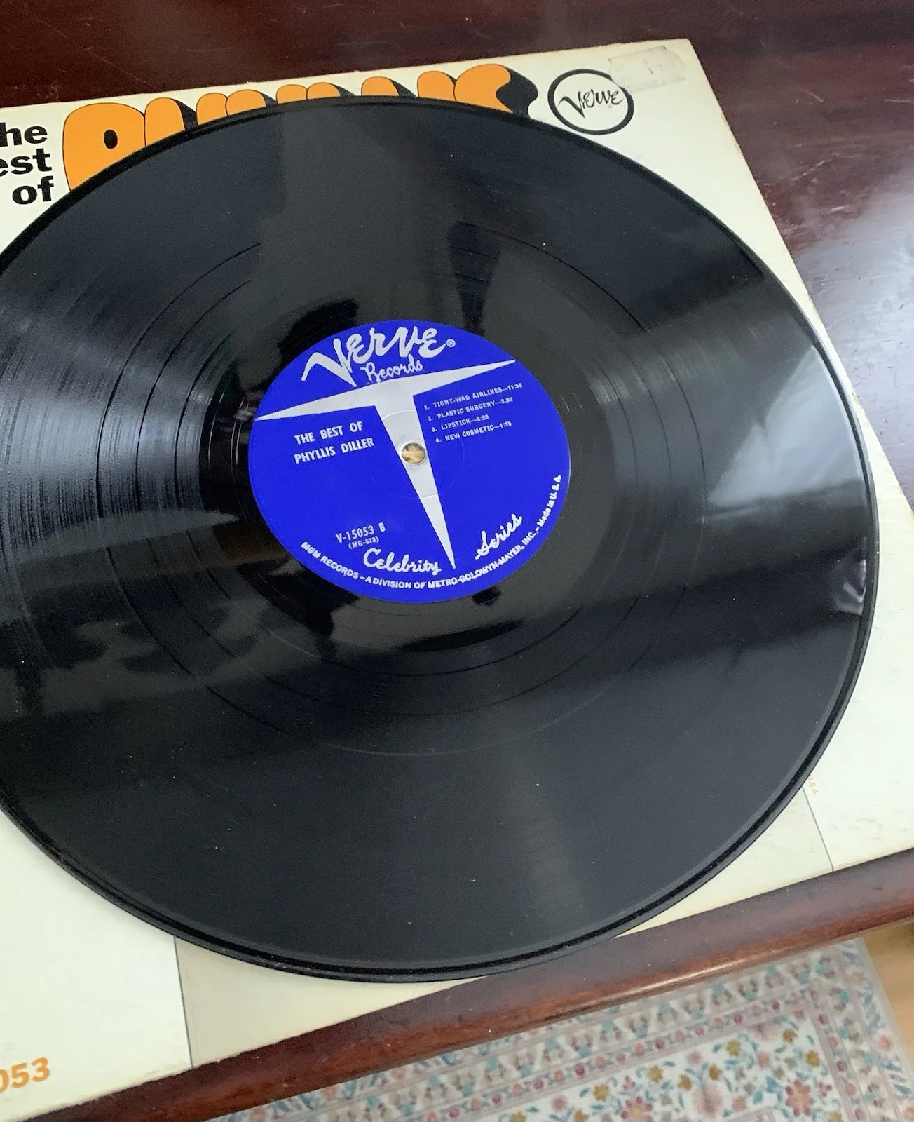 Autographed Phyllis Diller LP, изображение 4