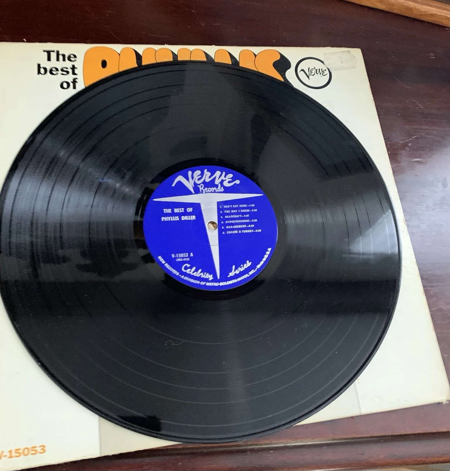 Autographed Phyllis Diller LP, изображение 5