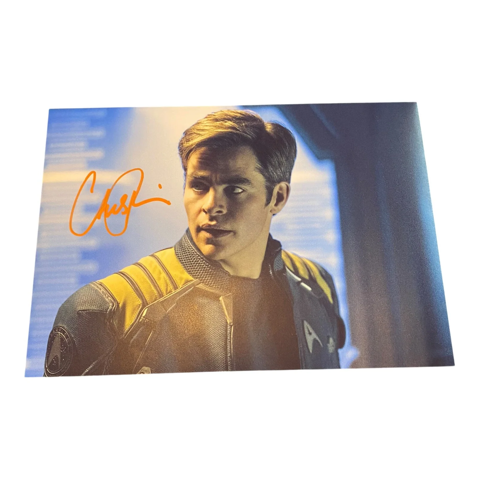 Chris Pine — Captain Kirk Star Trek Chris Pine Signed Autographed 8x12 Photo w/ COA, изображение 2