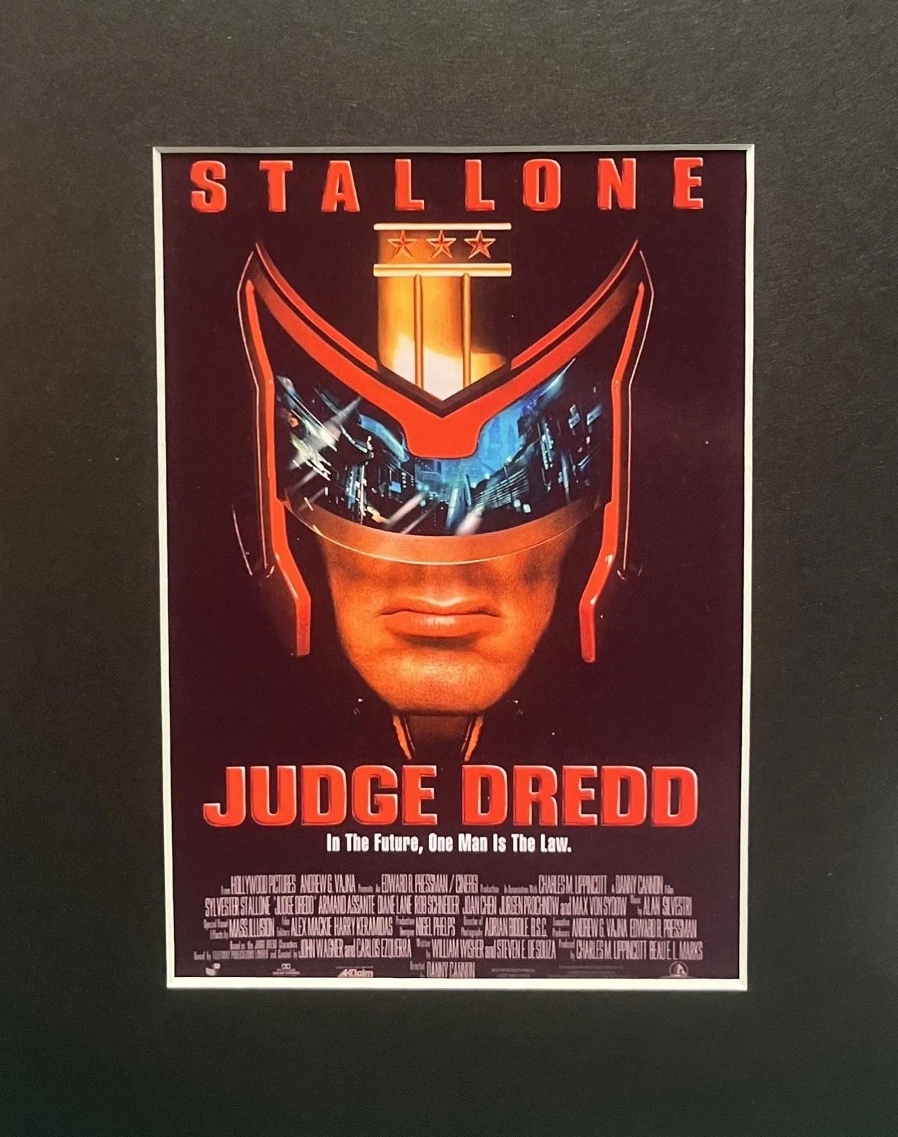 JUDGE DREDD Film Cell MOUNTED Display, image 2