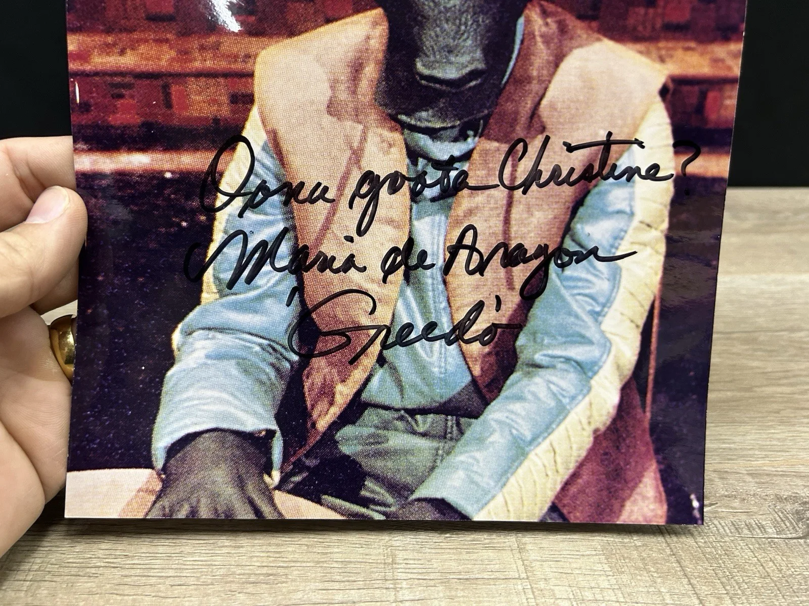 1998 Men Behind The Masks Tour Star Wars Greedo Signed Autographed Photo, изображение 3