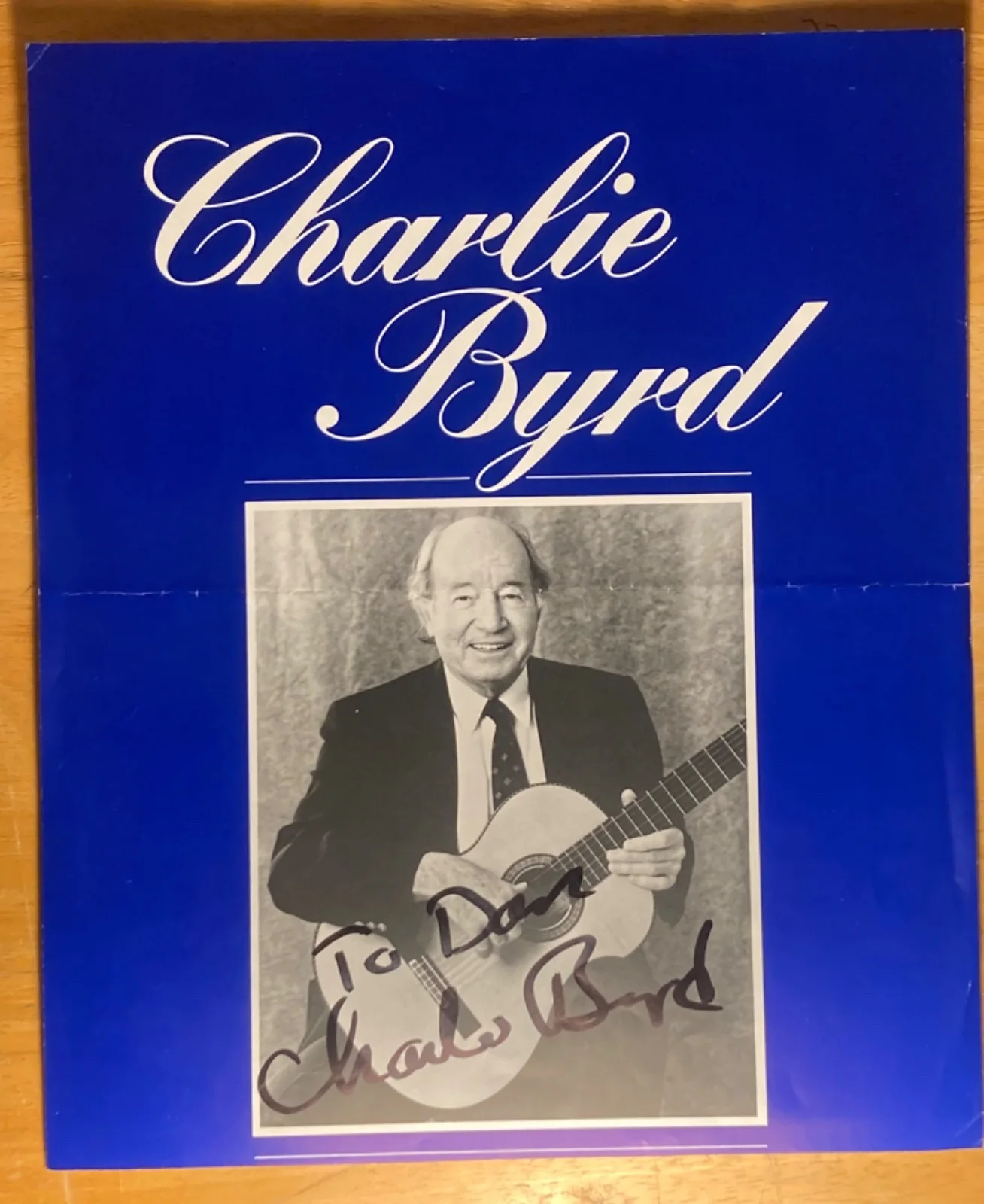 Hand SIGNED Charlie Byrd 8.5x10 (Page) - Legendary Jazz Guitarist (R.I.P.), изображение 2