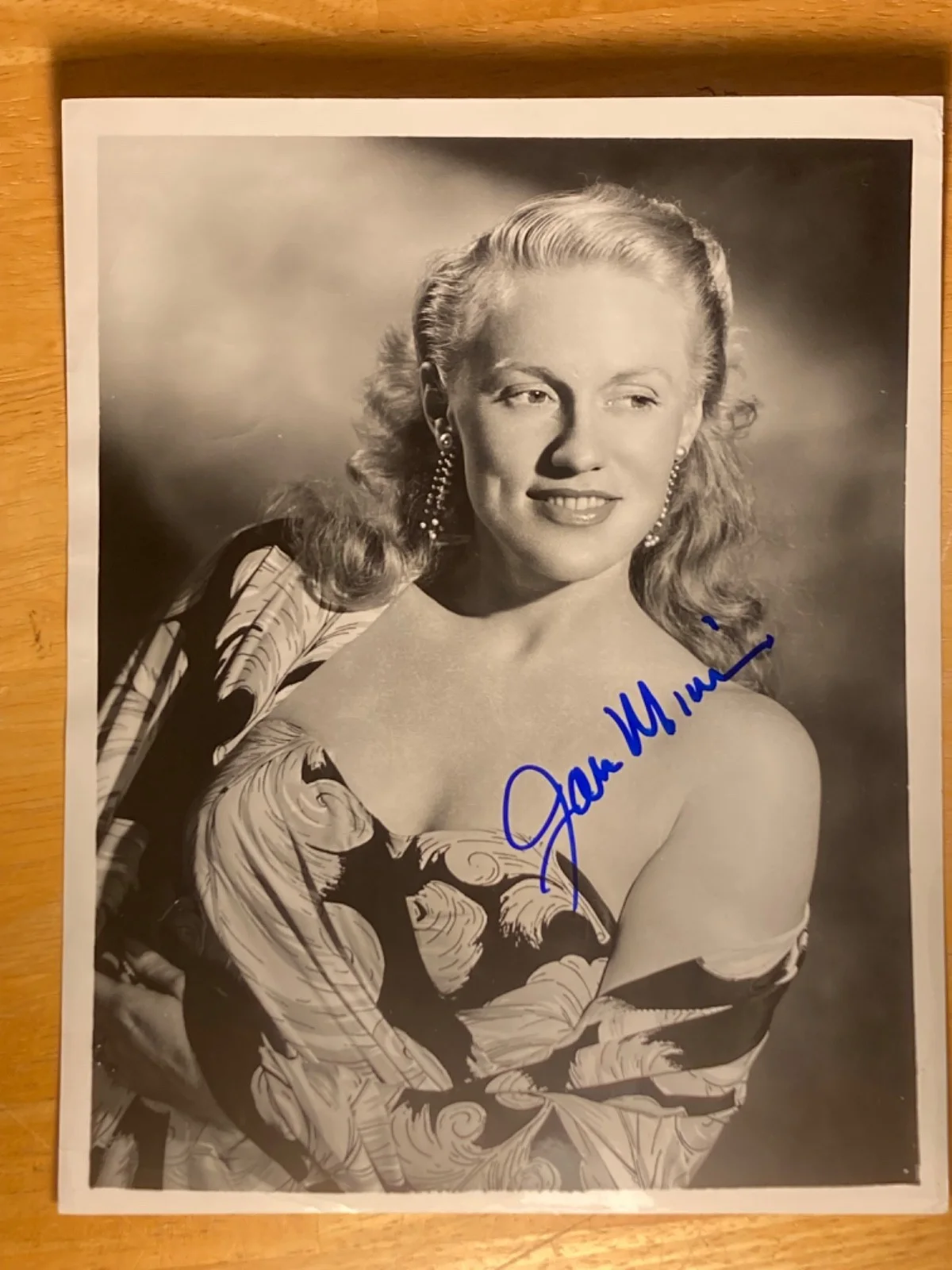 Hand SIGNED Jan Miner 7x9 Press Used Photo! - Actress, Madge Palmolive, etc, изображение 2